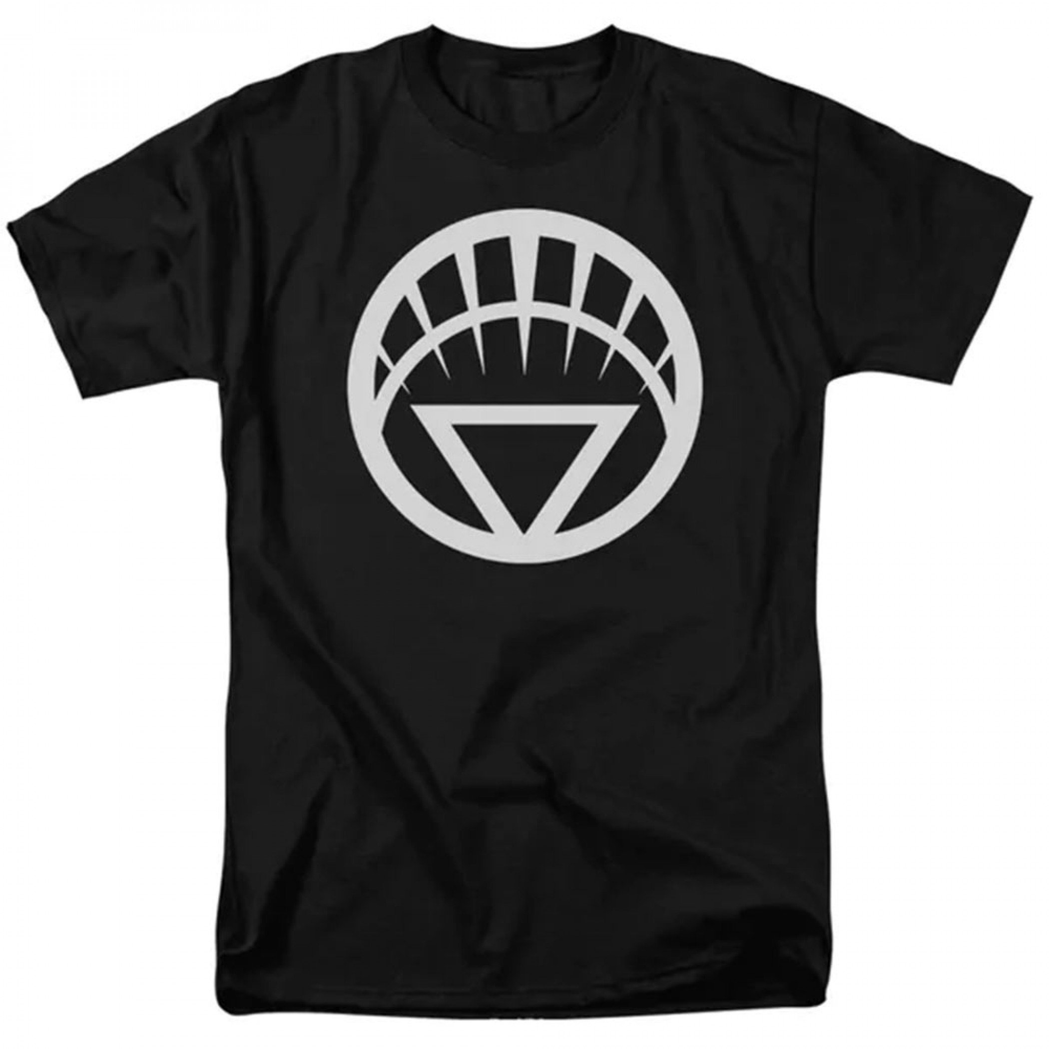 Green Lantern White Lantern Symbol Men's Black T-Shirt