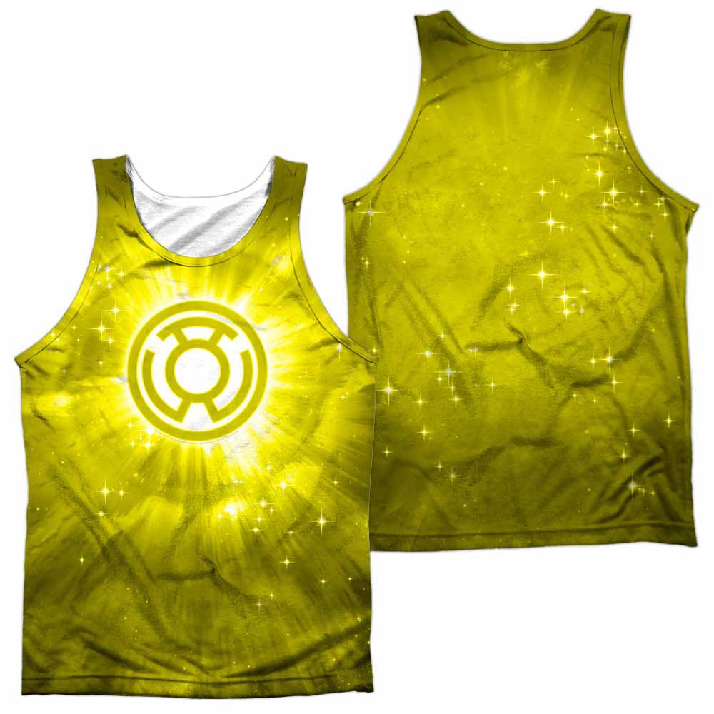 Green Lantern Yellow Energy Sublimation Tank Top