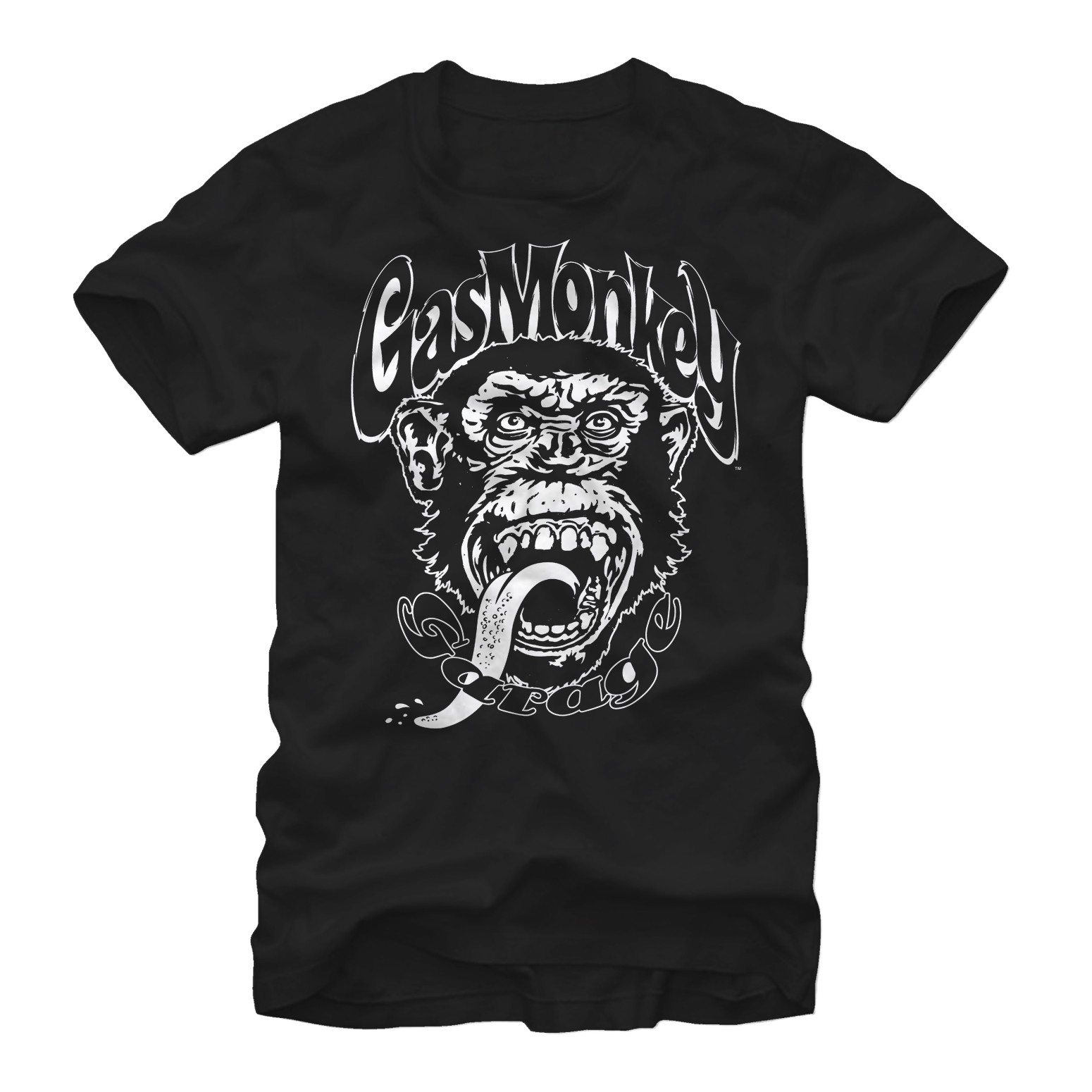Gas Monkey Garage Logo Black T-Shirt