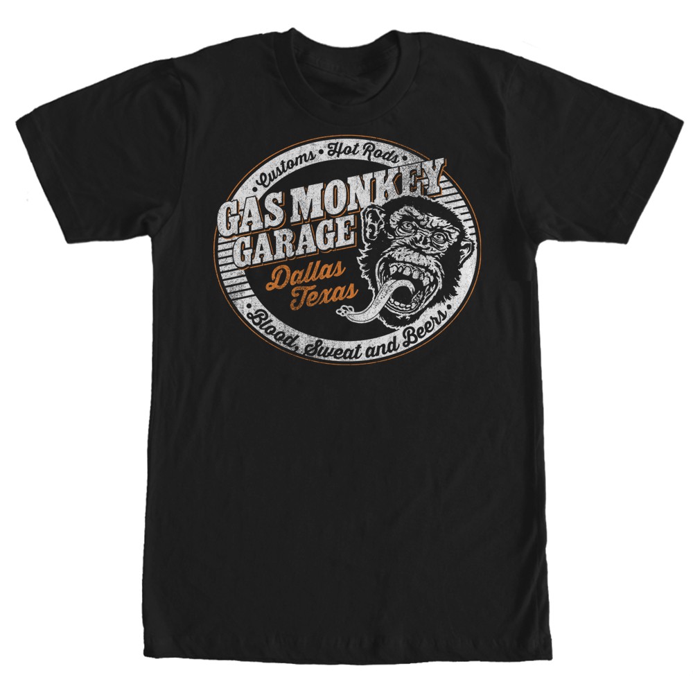 Gas Monkey Garage Grillin Black T-Shirt