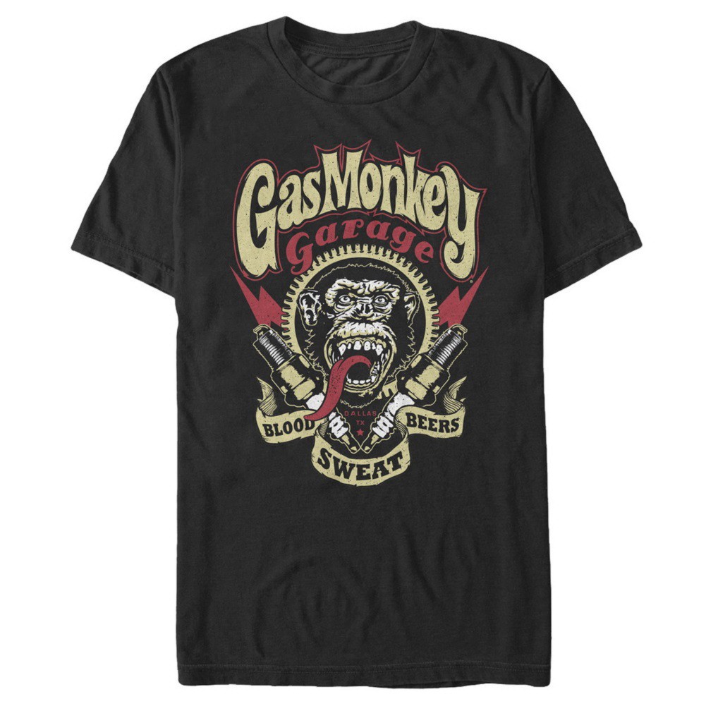 Gas Monkey Sparks Black Tshirt