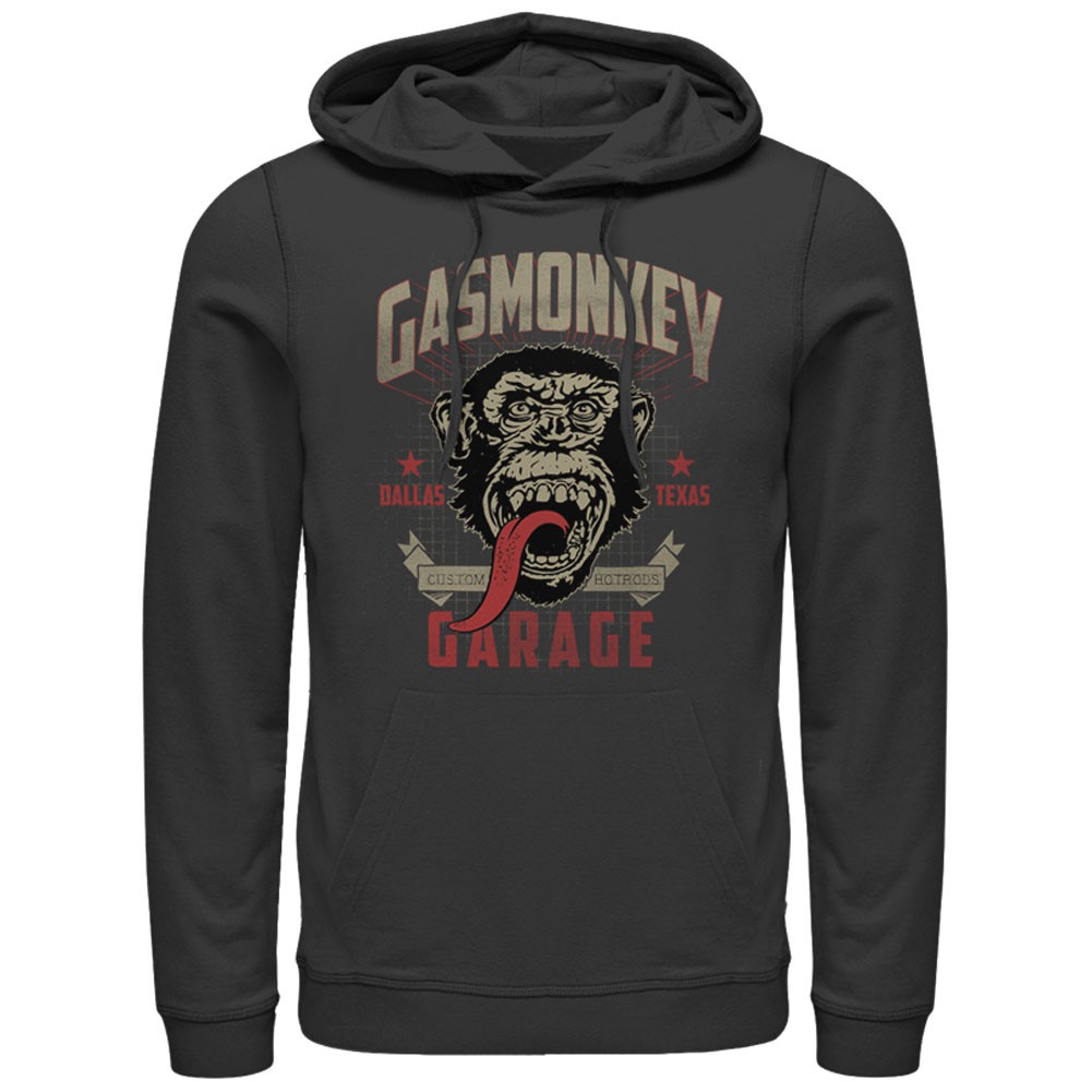 Gas Monkey Garage Framed Black Pullover Hoodie