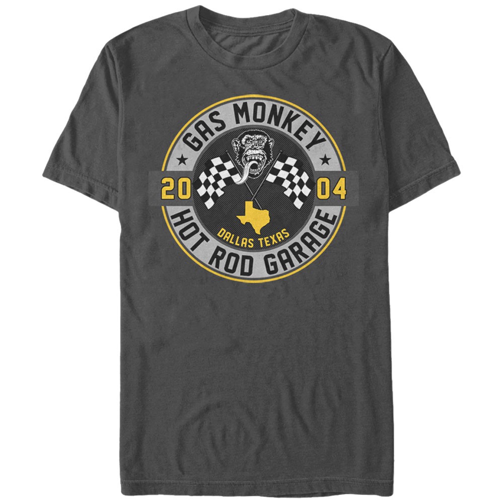 Gas Monkey Hot Rod Garage Gray T-Shirt