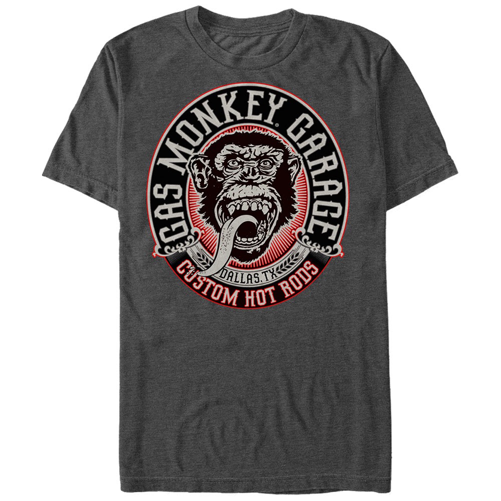 Gas Monkey Garage Monkey Propaganda Gray T-Shirt