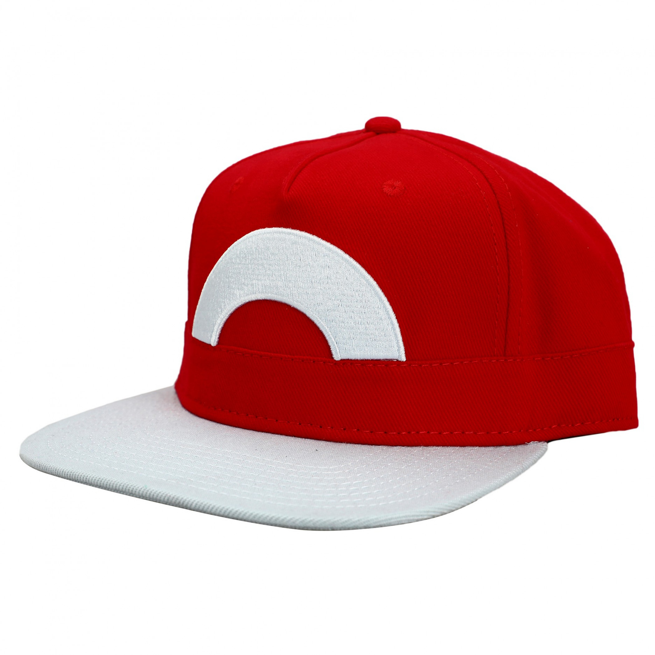 Pokemon Ash Ketchum Cosplay Flat Bill Snapback Hat