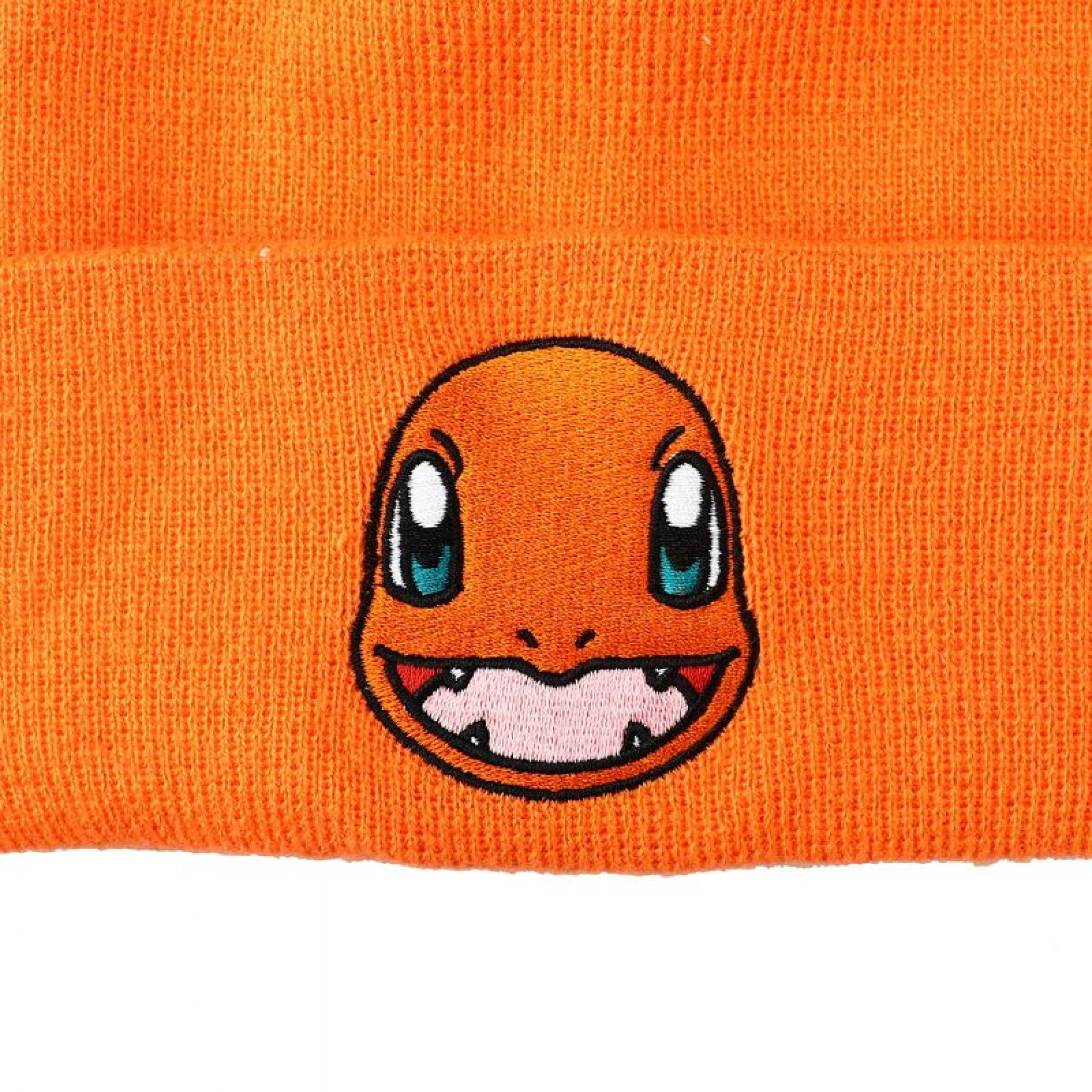 Pokemon Charmander Embroidered Cuff Beanie