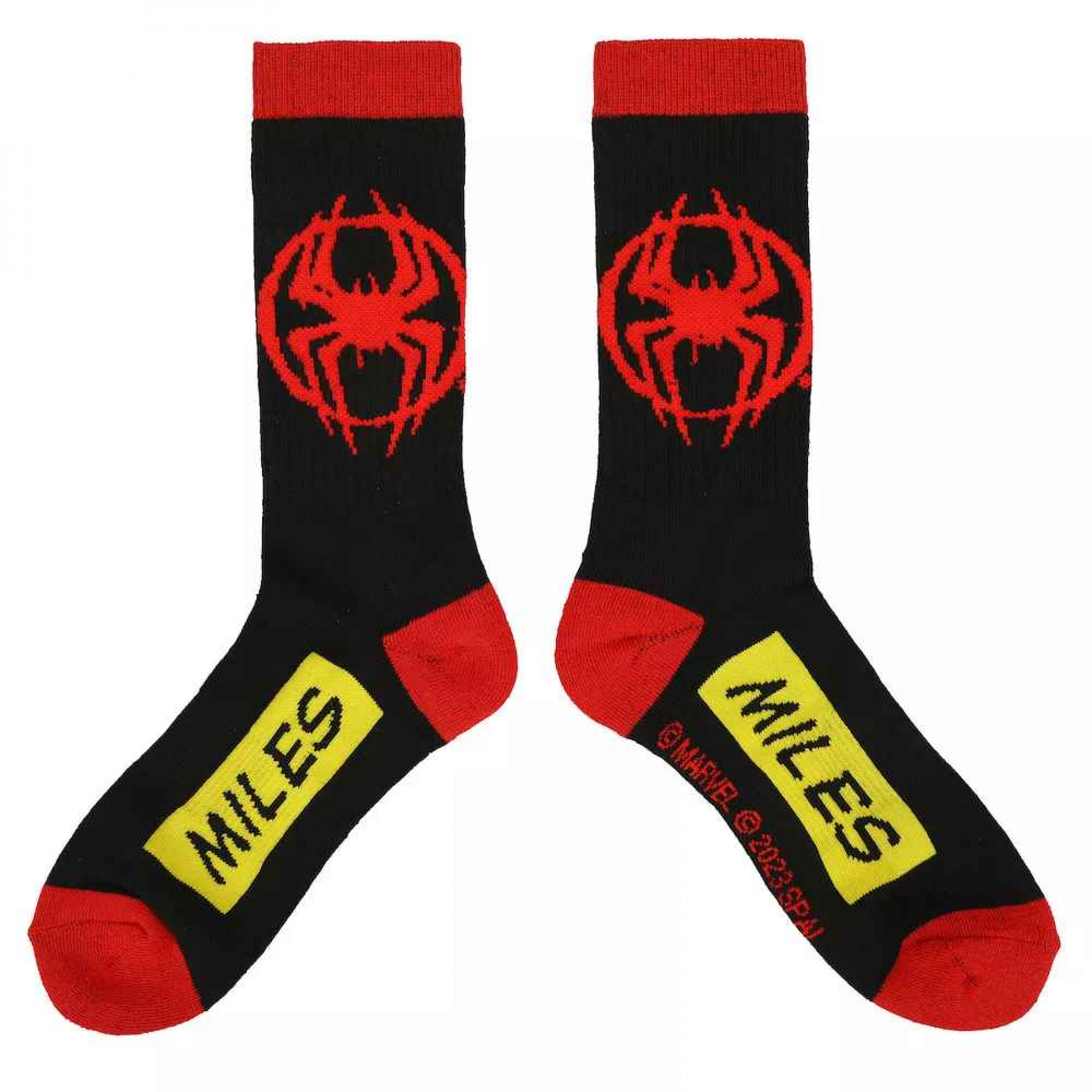 Spider-Man Across The Spider-Verse 3-Pair Pack of Crew Socks