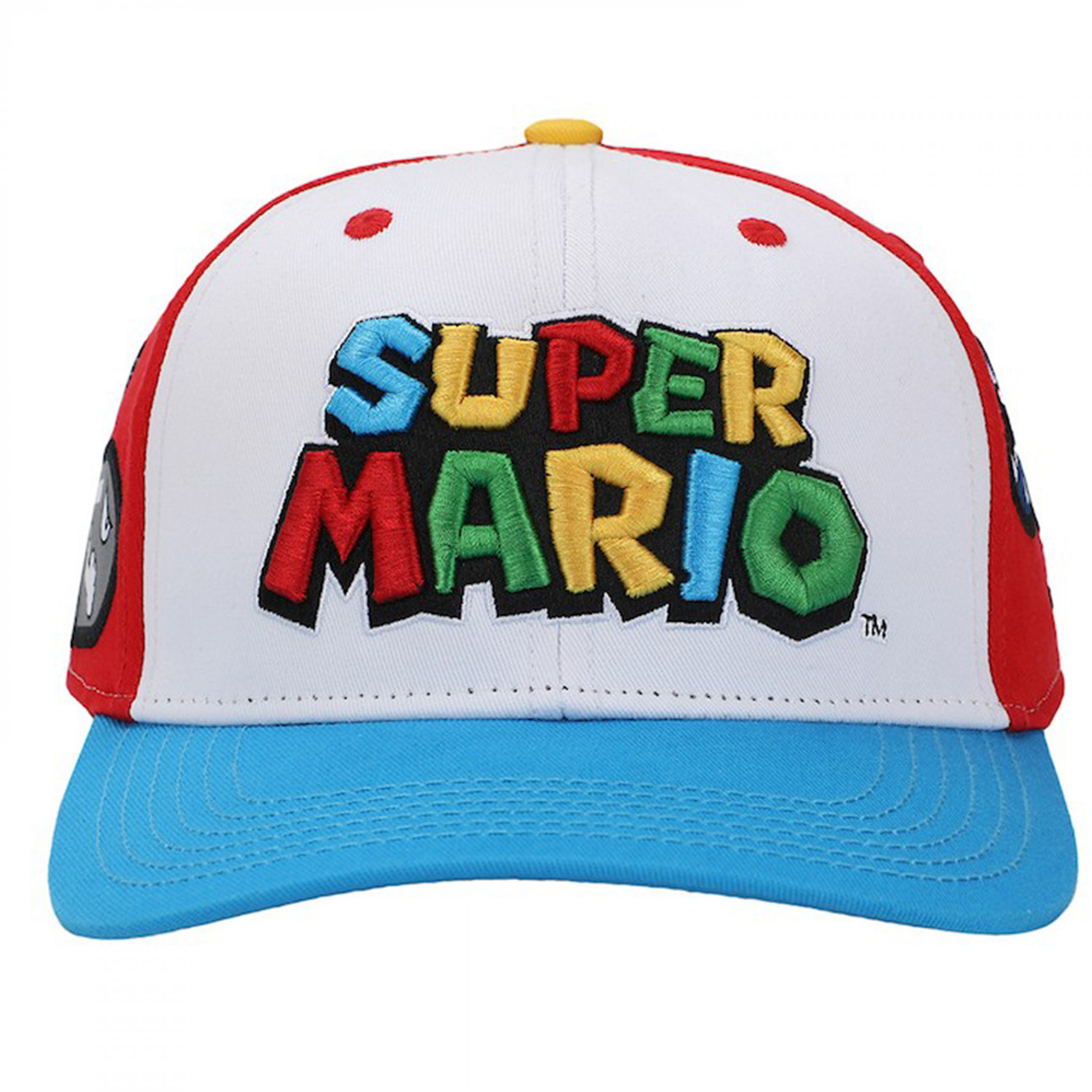 Super Mario Bros. Title Embroidered Hat