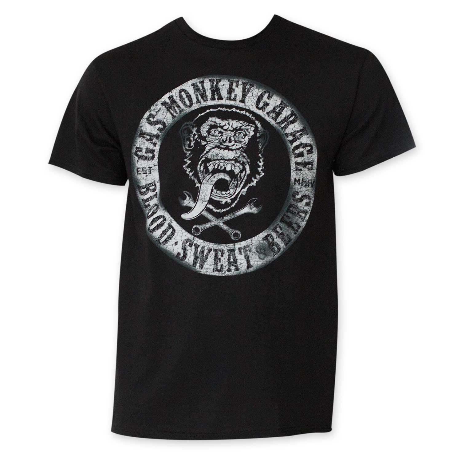 Gas Monkey Blood, Sweat And Beers Black Tee Shirt
