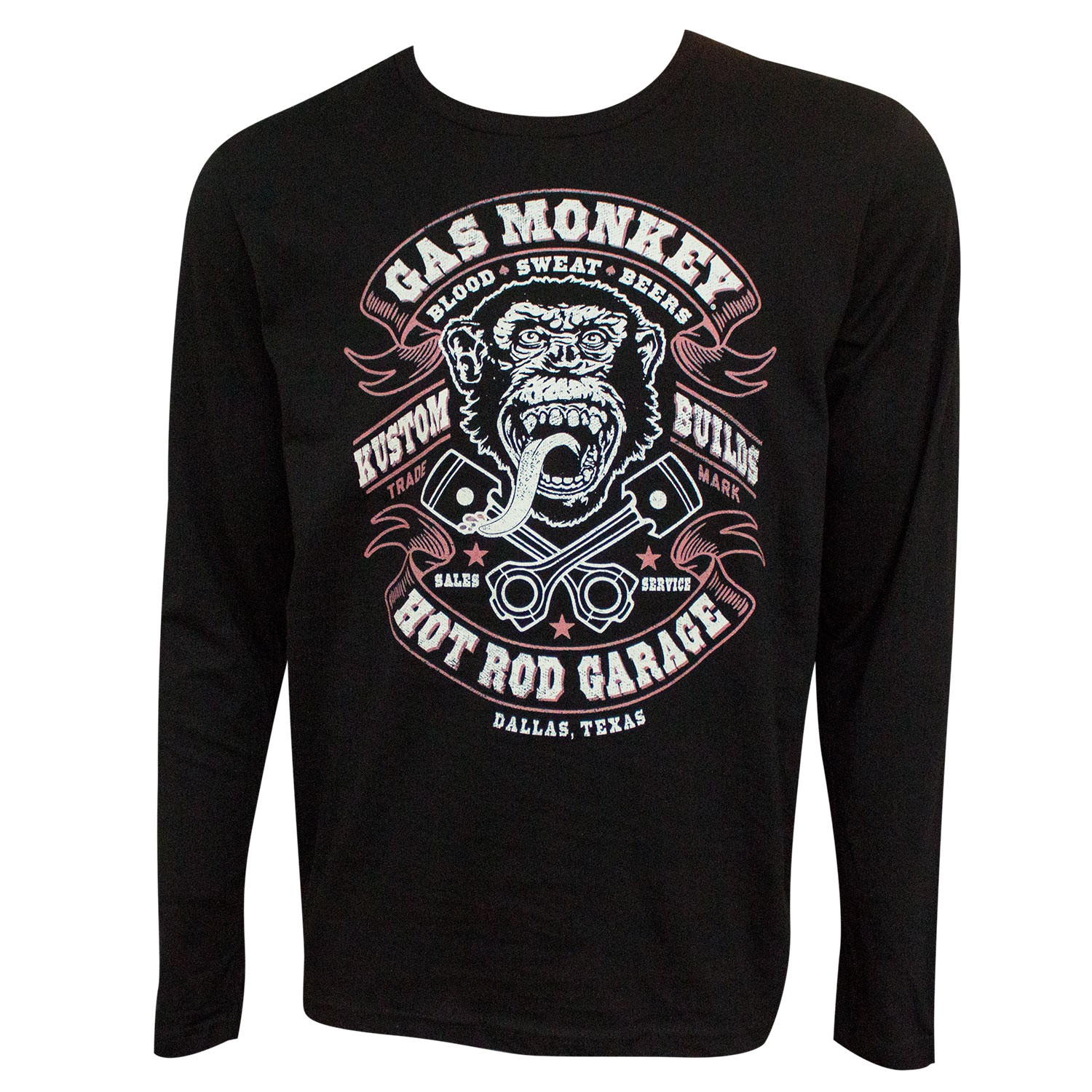 Gas Monkey Blood Sweat and Beer Long Sleeve Shirt