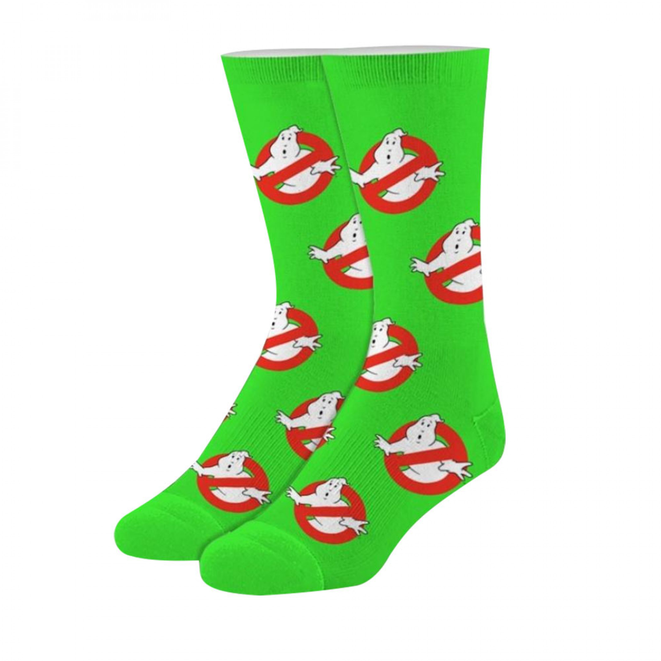 Ghostbusters Logo Green Socks