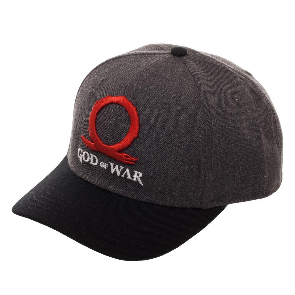 God Of War Logo Gray Black Men's Hat