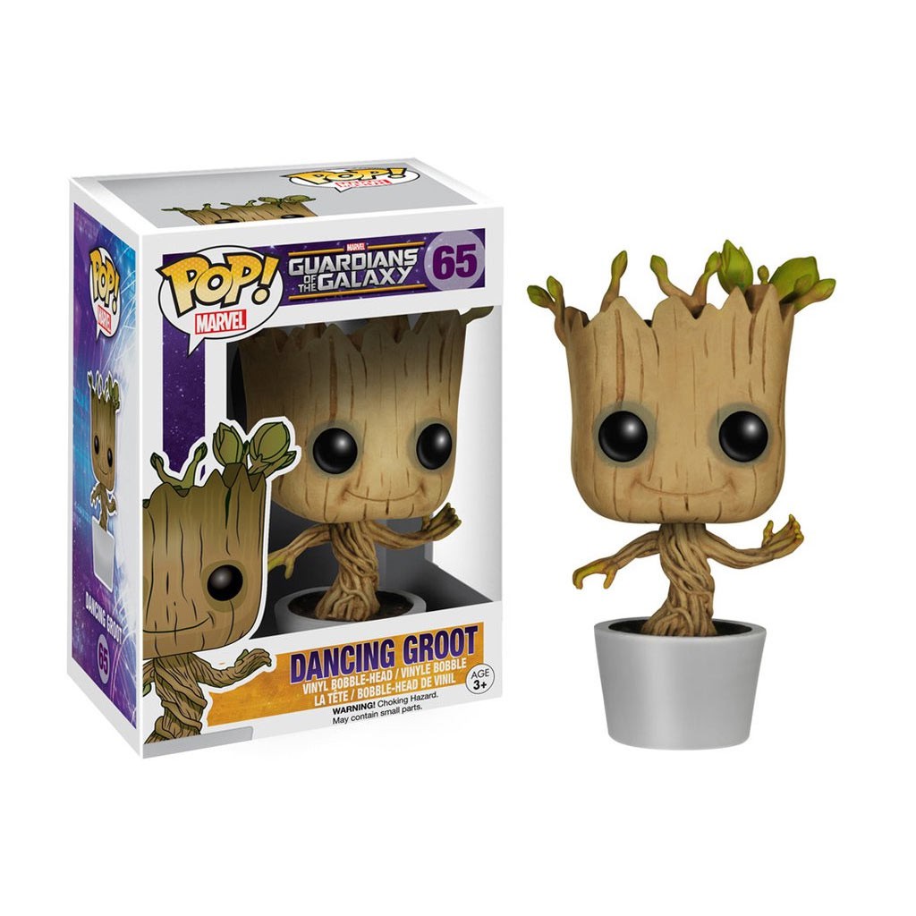 Funko Pop Guardians Of The Galaxy Dancing Groot Bobble Head