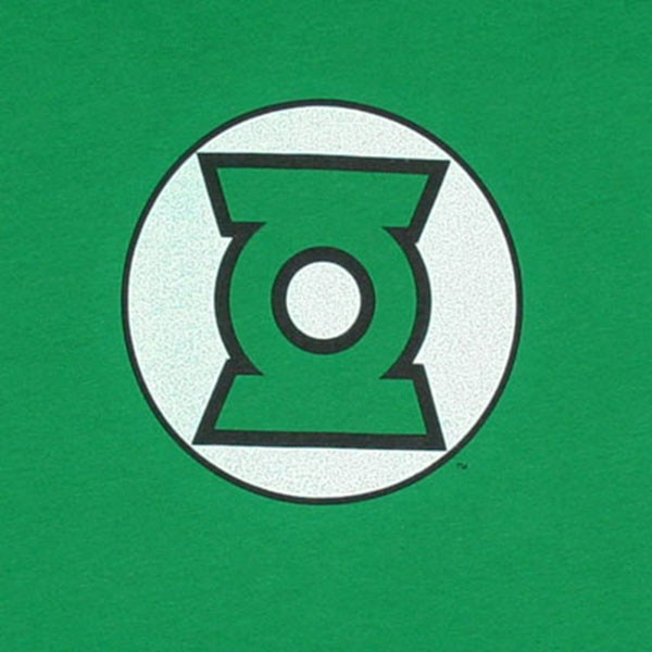 Green Lantern Logo DC Comics Green Juniors Graphic T Shirt