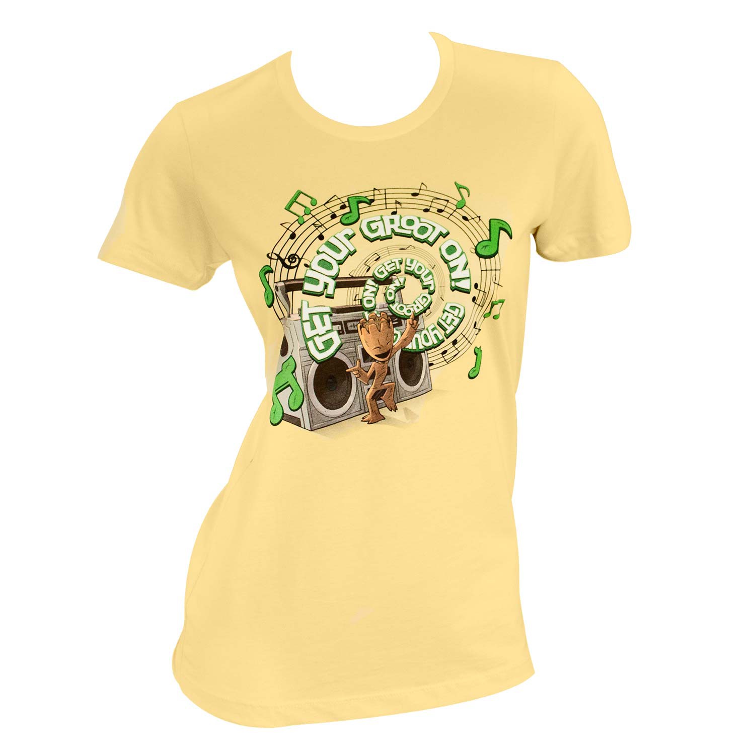 Guardians Of The Galaxy Get Your Groot On Ladies Tee Shirt