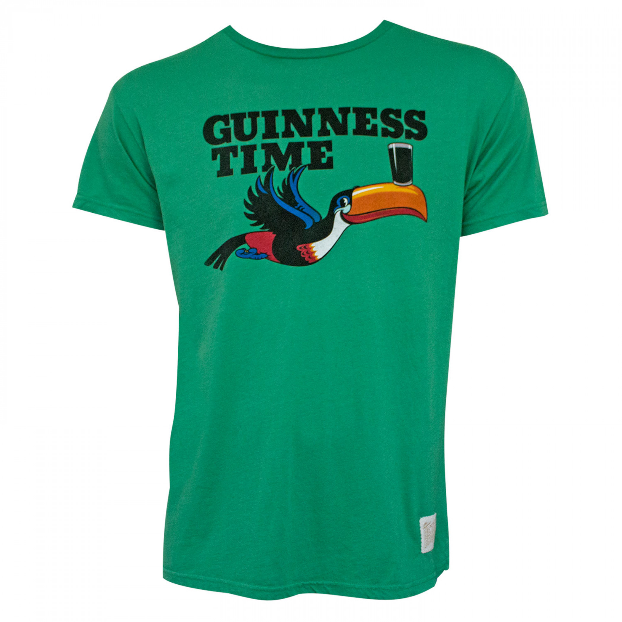 Guinness Time Toucan Green Premium Tshirt
