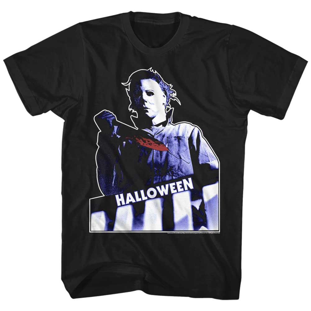 Halloween Michael Myers Top Floor Black Tshirt