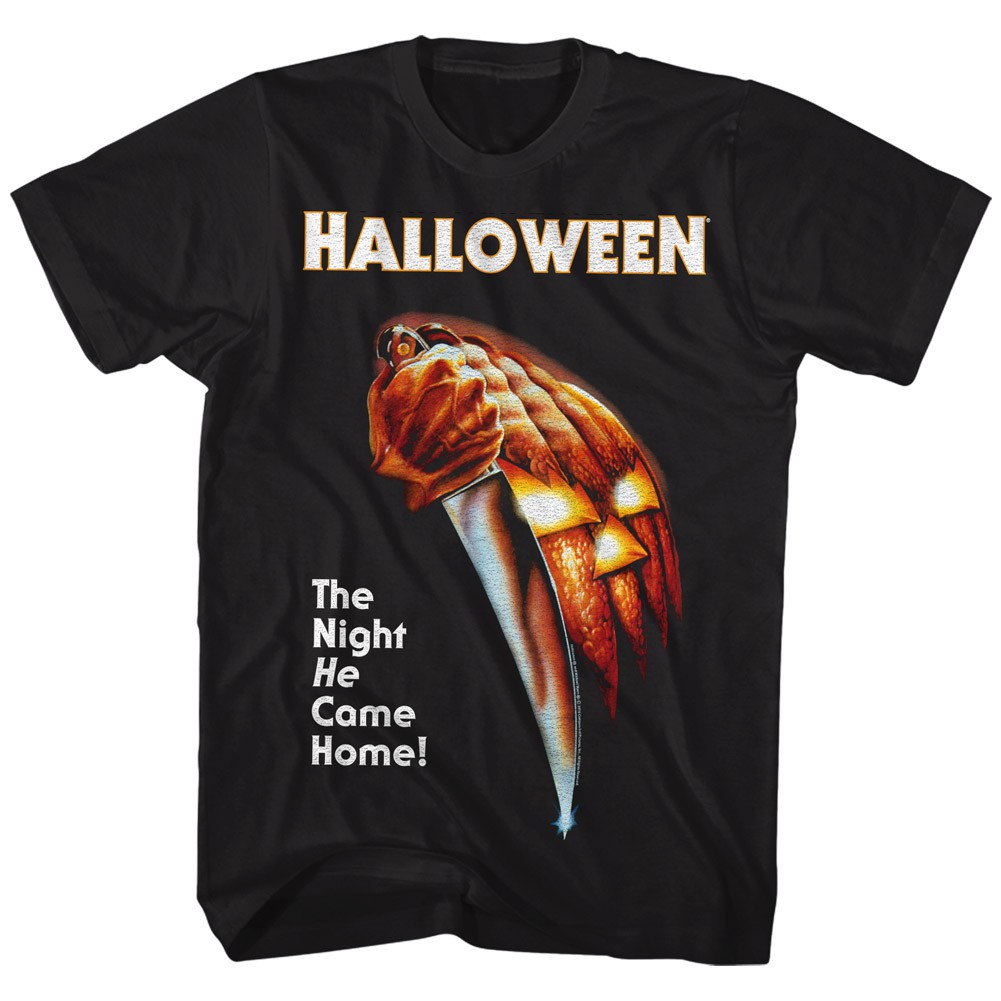 Halloween The Night He Came Home Black Tshirt