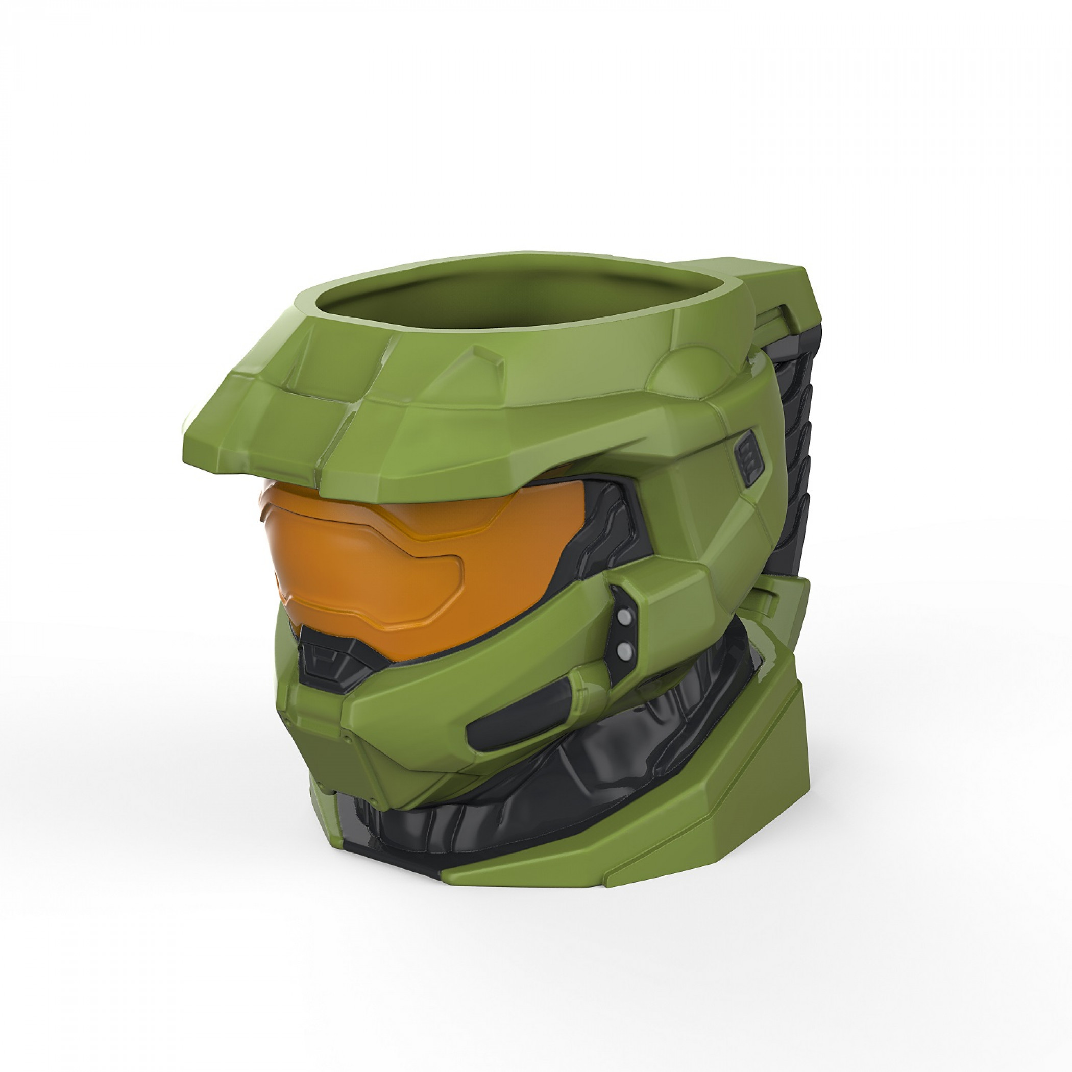 Coffee Mug/Cup Green New Details about   Halo Master Chief Helmet Sculpted Ceramic 12 oz 