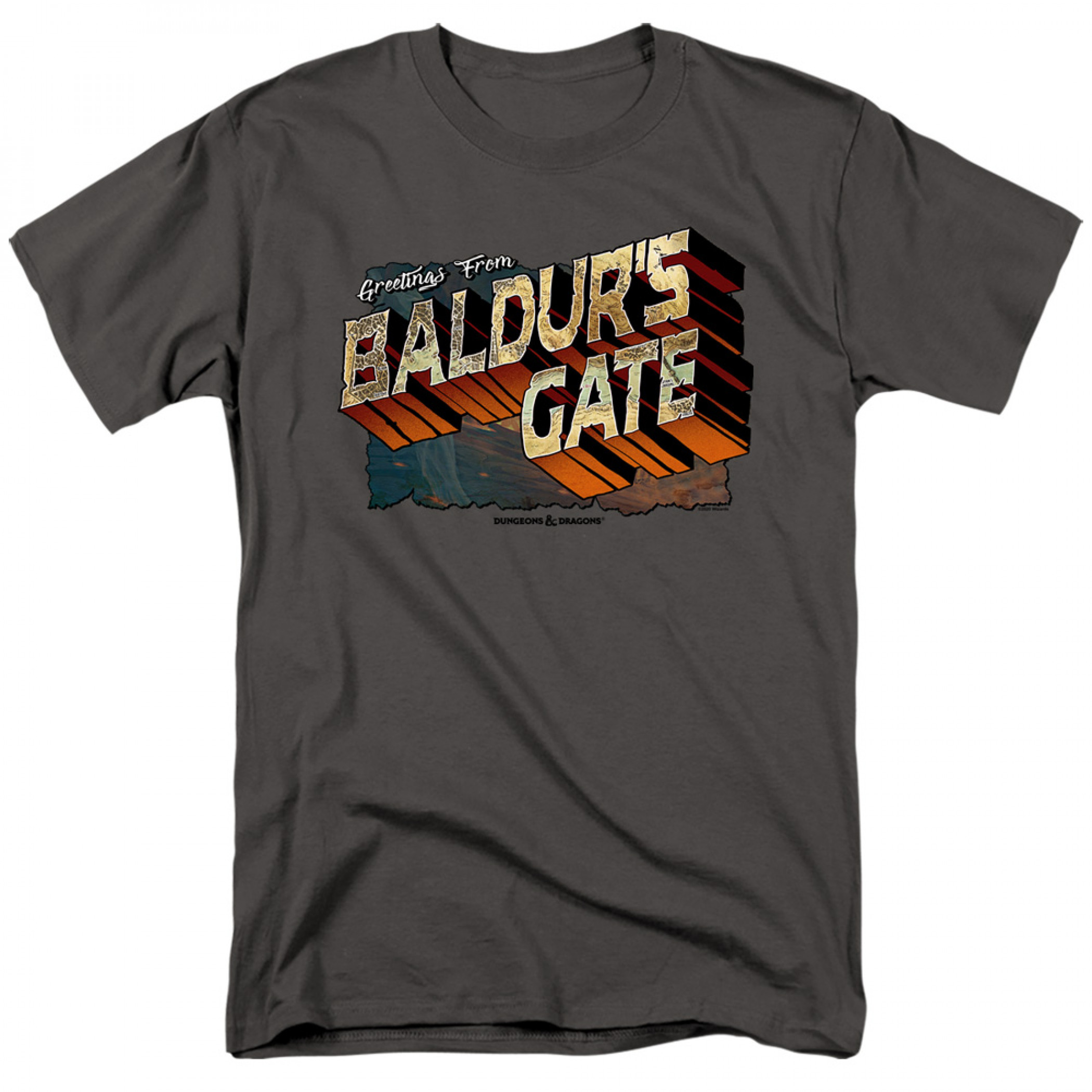 Dungeons & Dragons Baldurs Gate Logo T-Shirt