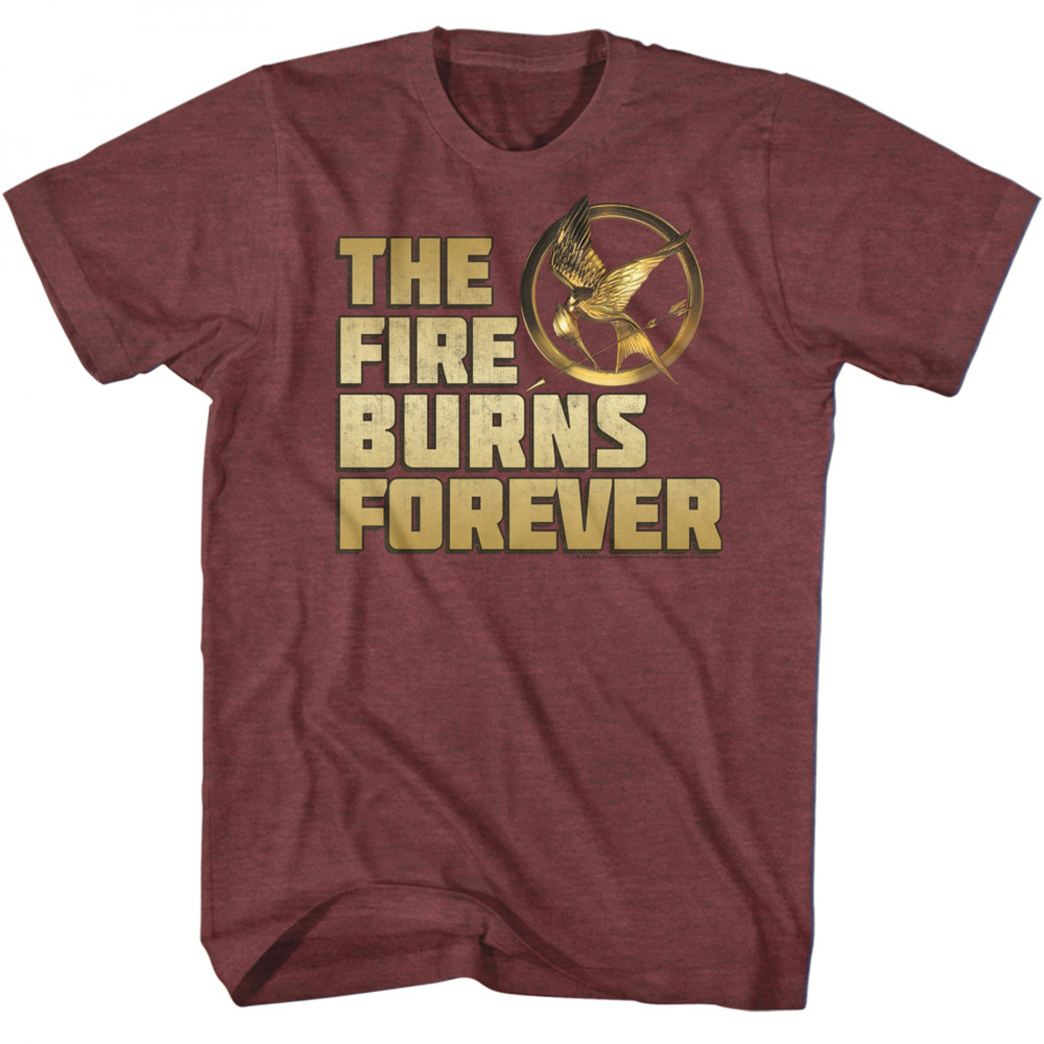 The Hunger Games Mockingjay Fire Burns Forever T-Shirt