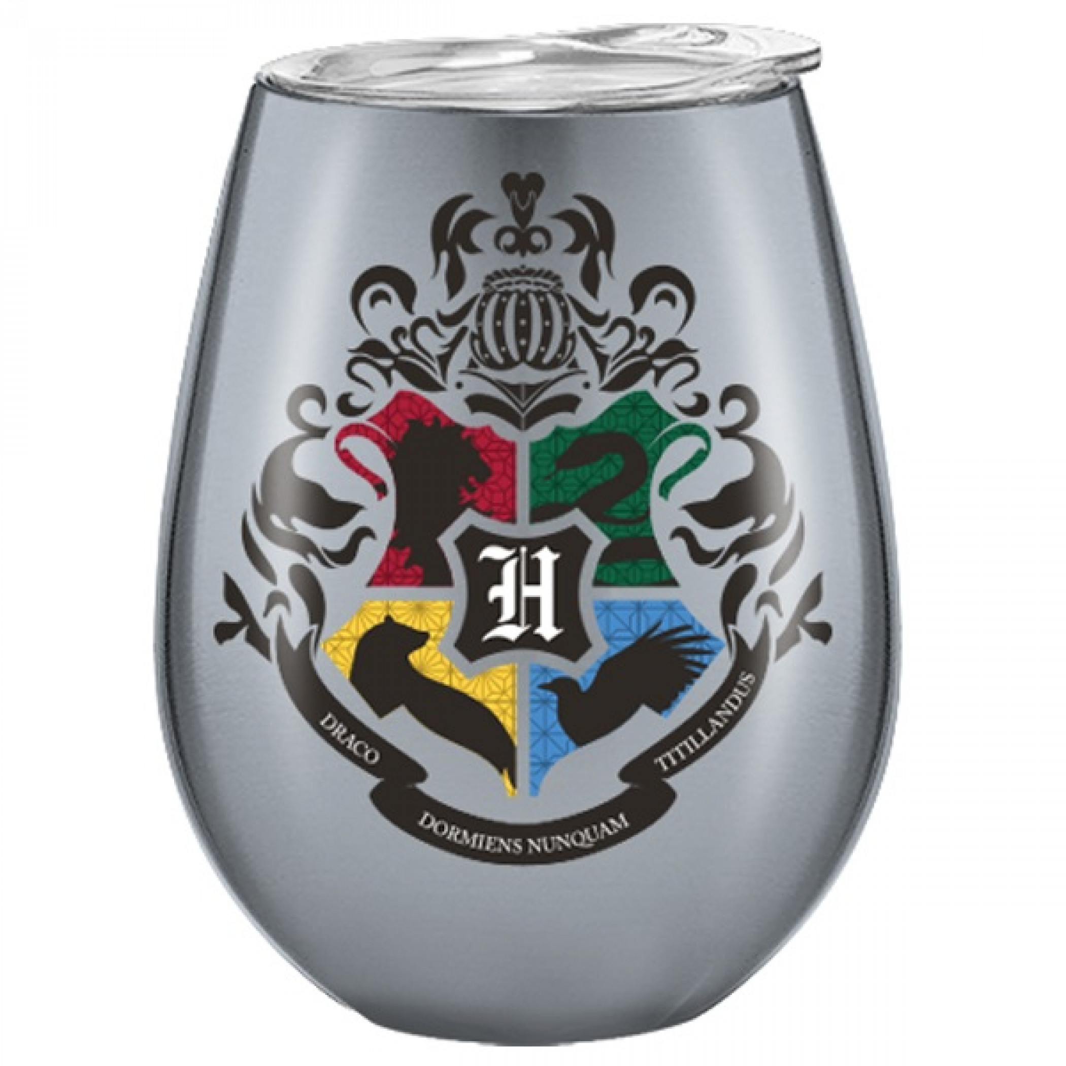 Harry Potter Hogwarts Crest Stainless Tumbler with Lid