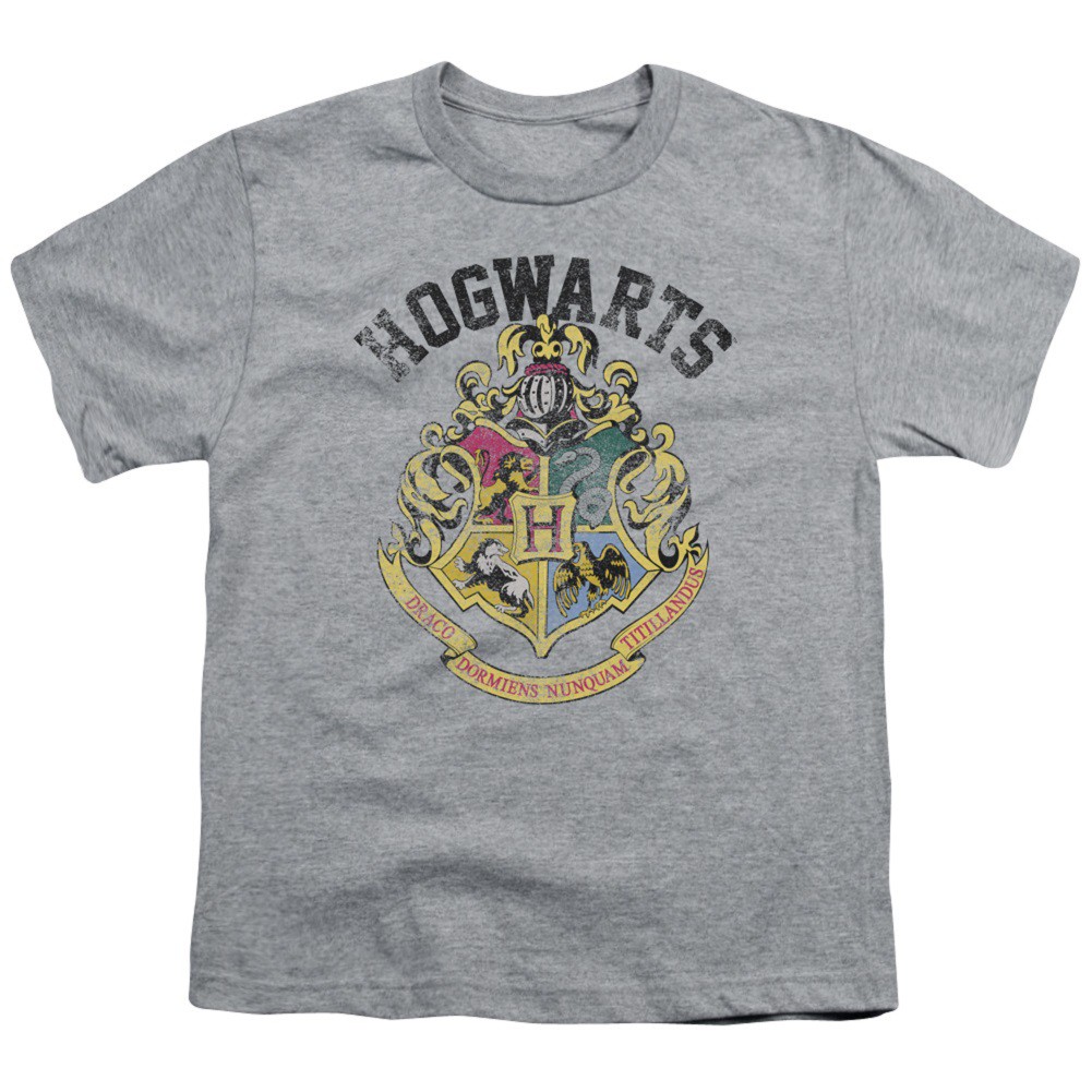 Harry Potter Hogwarts Crest Tie Youth Tshirt