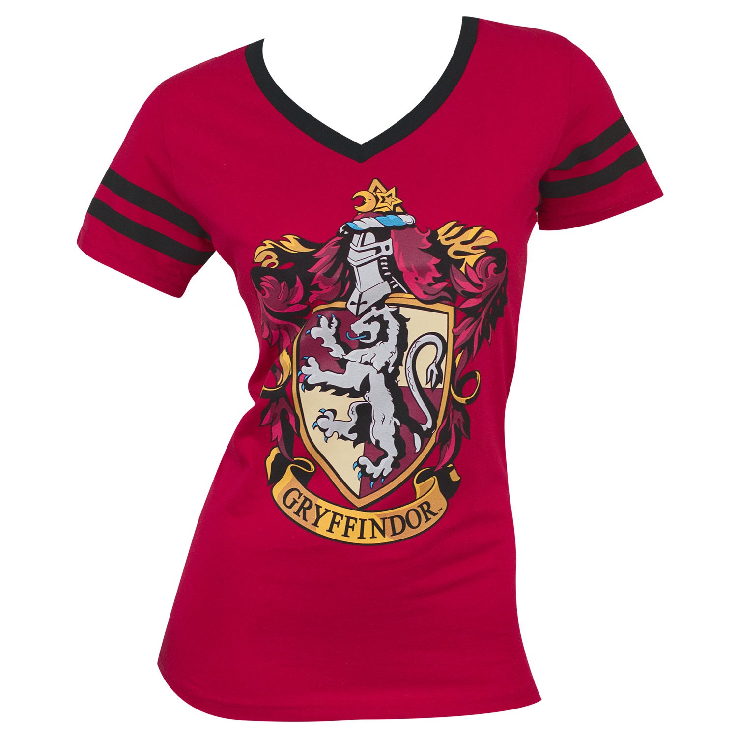 Harry Potter Gryffindor Juniors V-Neck Tee Shirt
