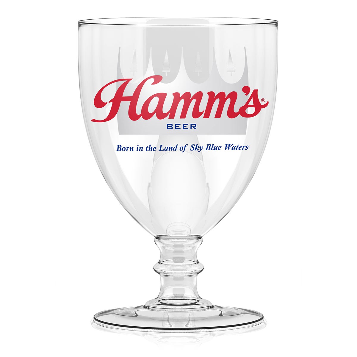 Hamm's Stemmed Goblet Glass