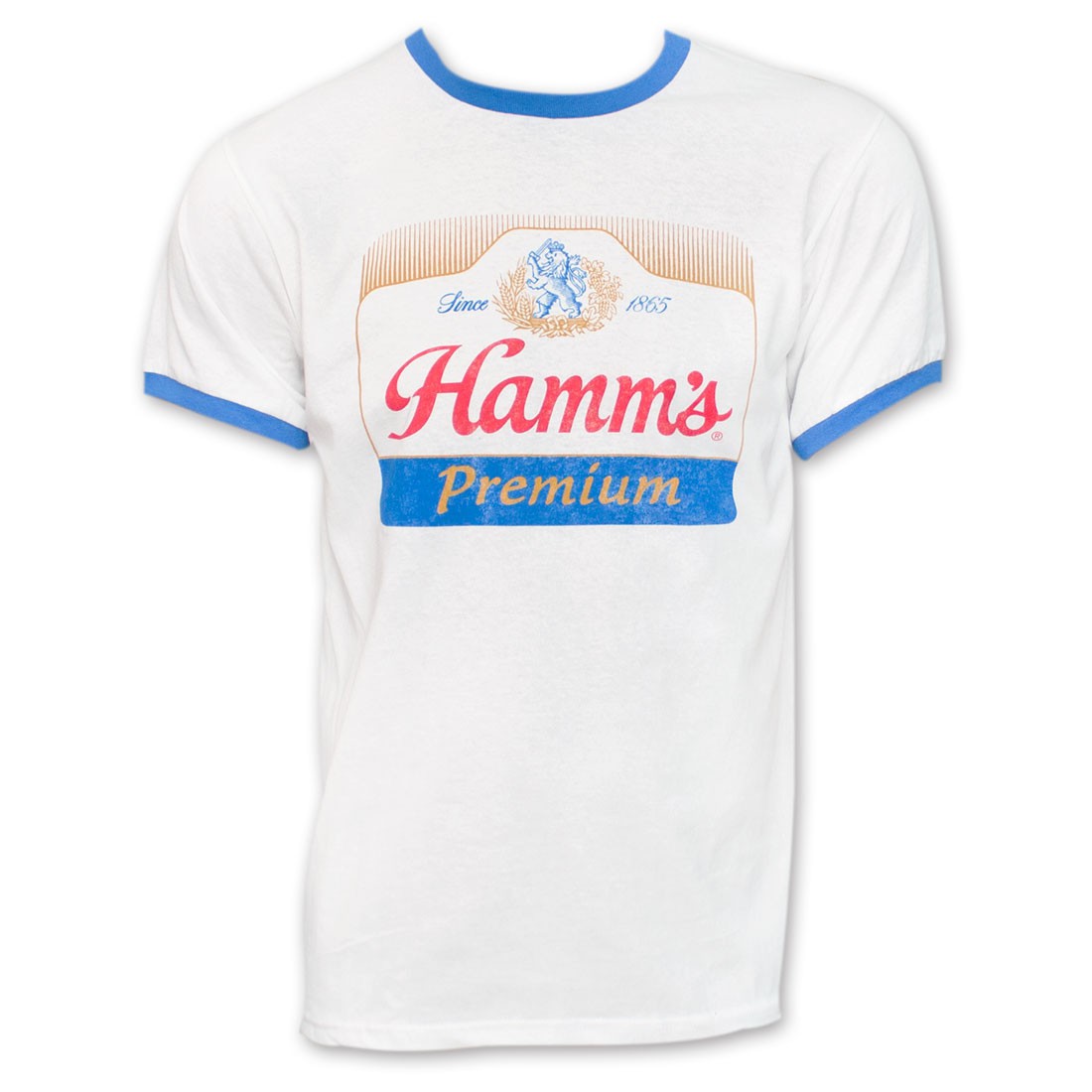 Hamm's Premium Beer Ringer Shirt - White