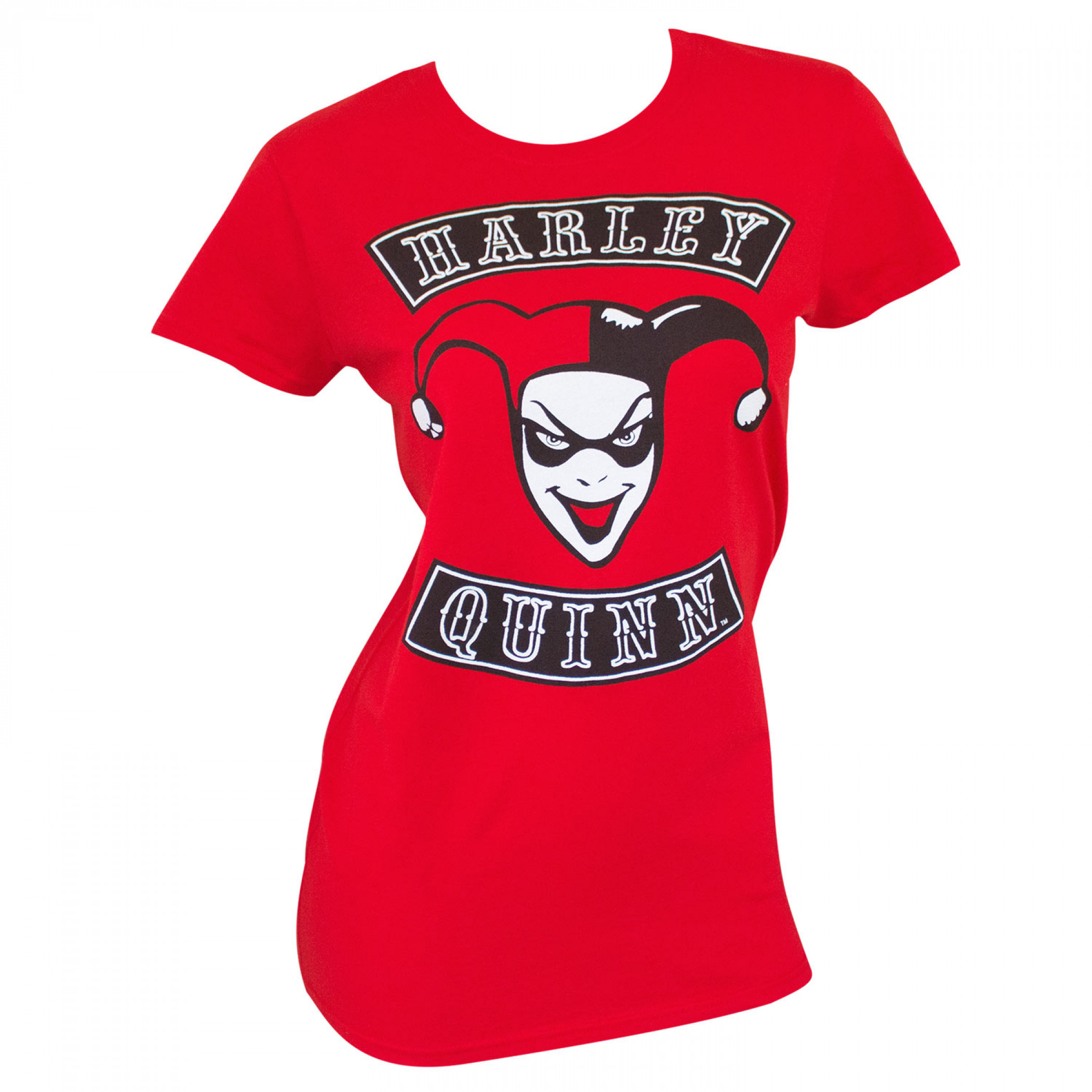Harley Quinn Red Ladies Tee Shirt