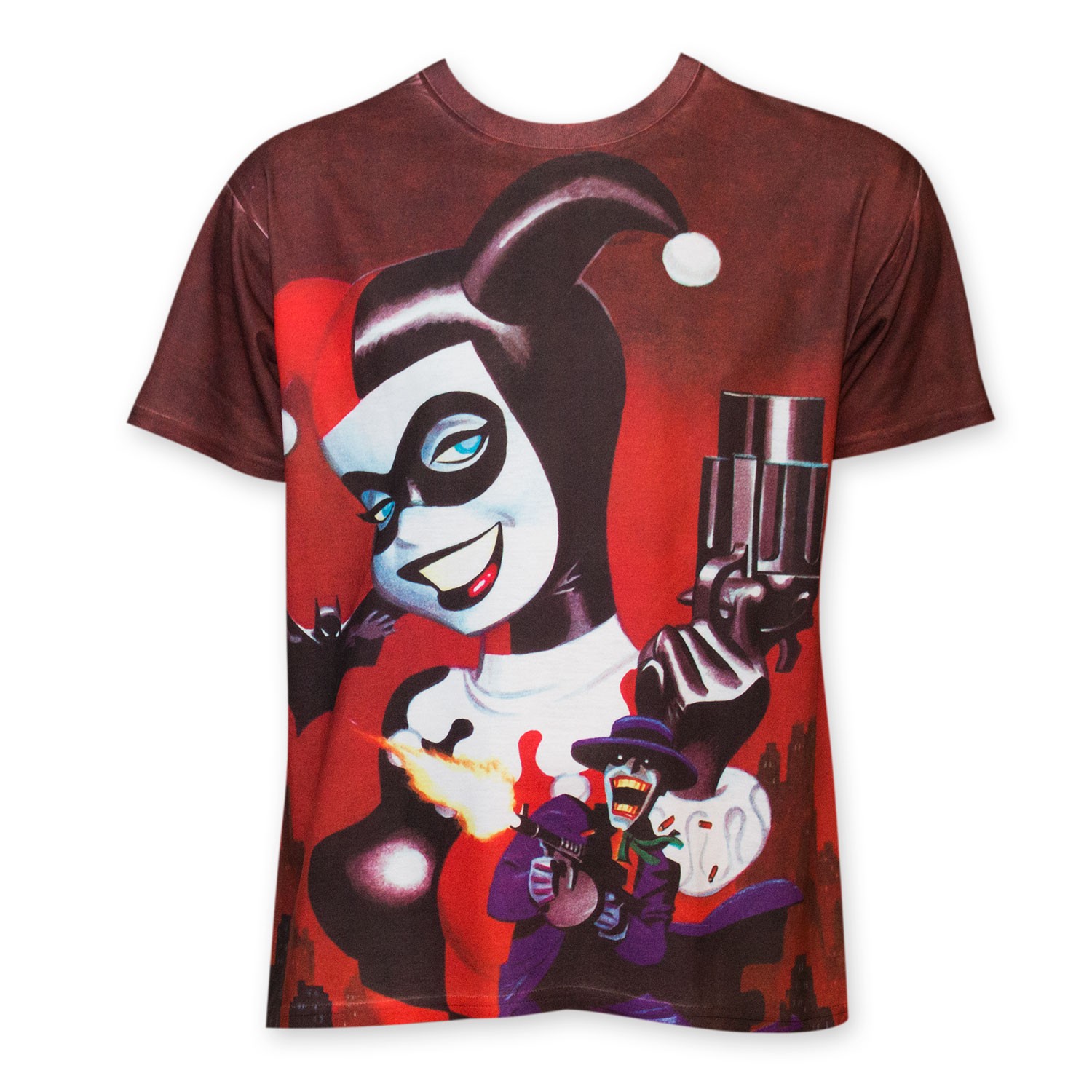 Harley Quinn Sublimated Pistol Tee Shirt