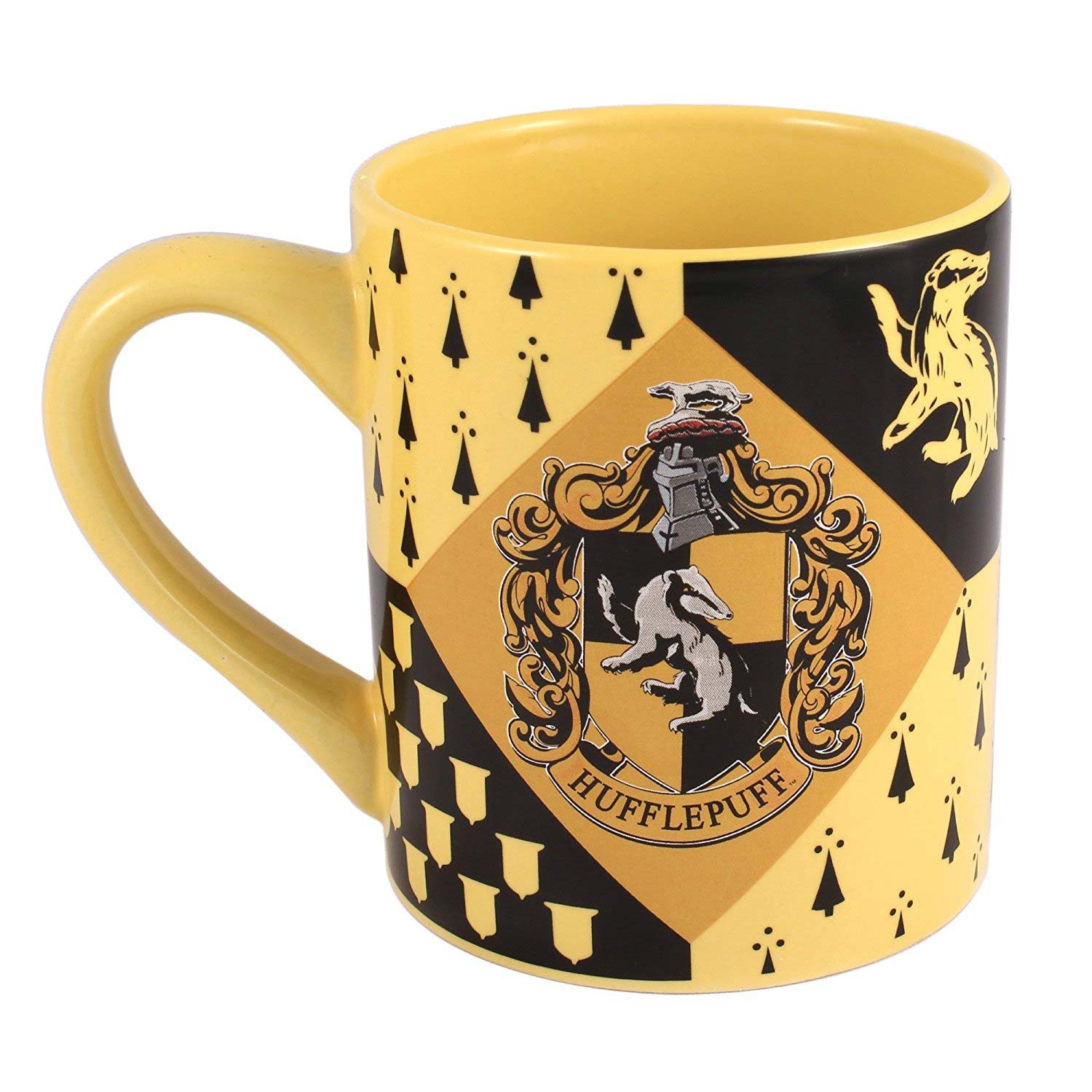 Harry Potter Black & Yellow Hufflepuff Mug
