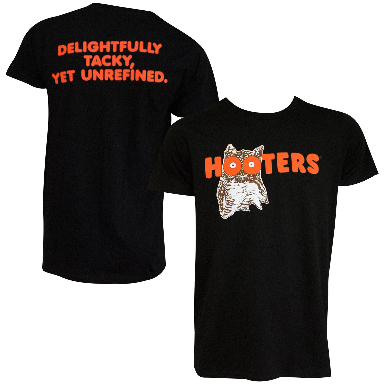 Hooters Logo Black Tee Shirt