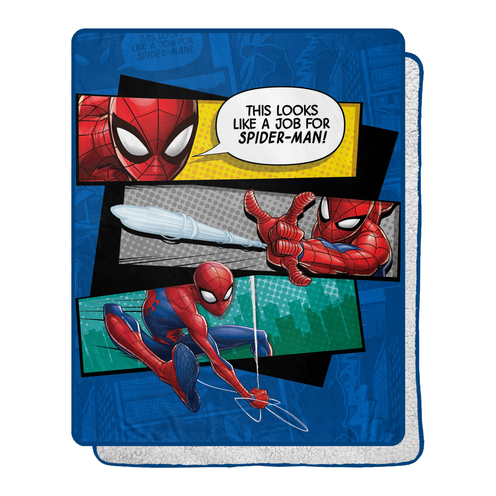Marvel Comic Spider-Man This Looks 40 X 50 Silk Touch Throw