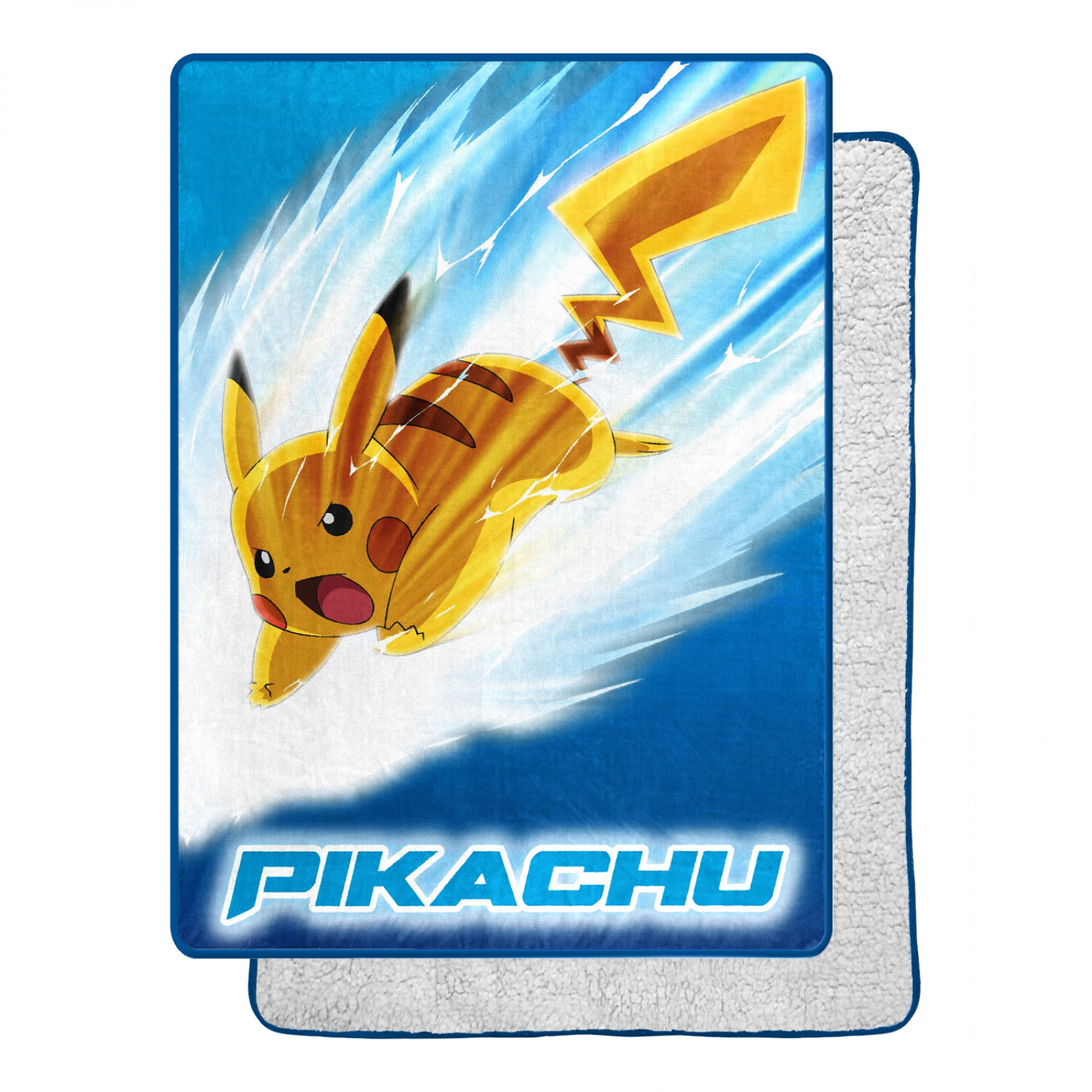Pokémon Pikachu Bolt 60 X 80 Silk Touch Throw