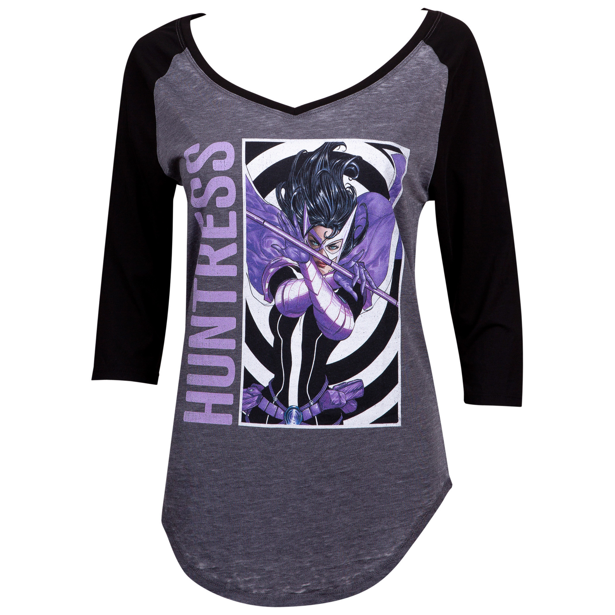 The Huntress Women’s Raglan 3/4 Sleeve T-Shirt