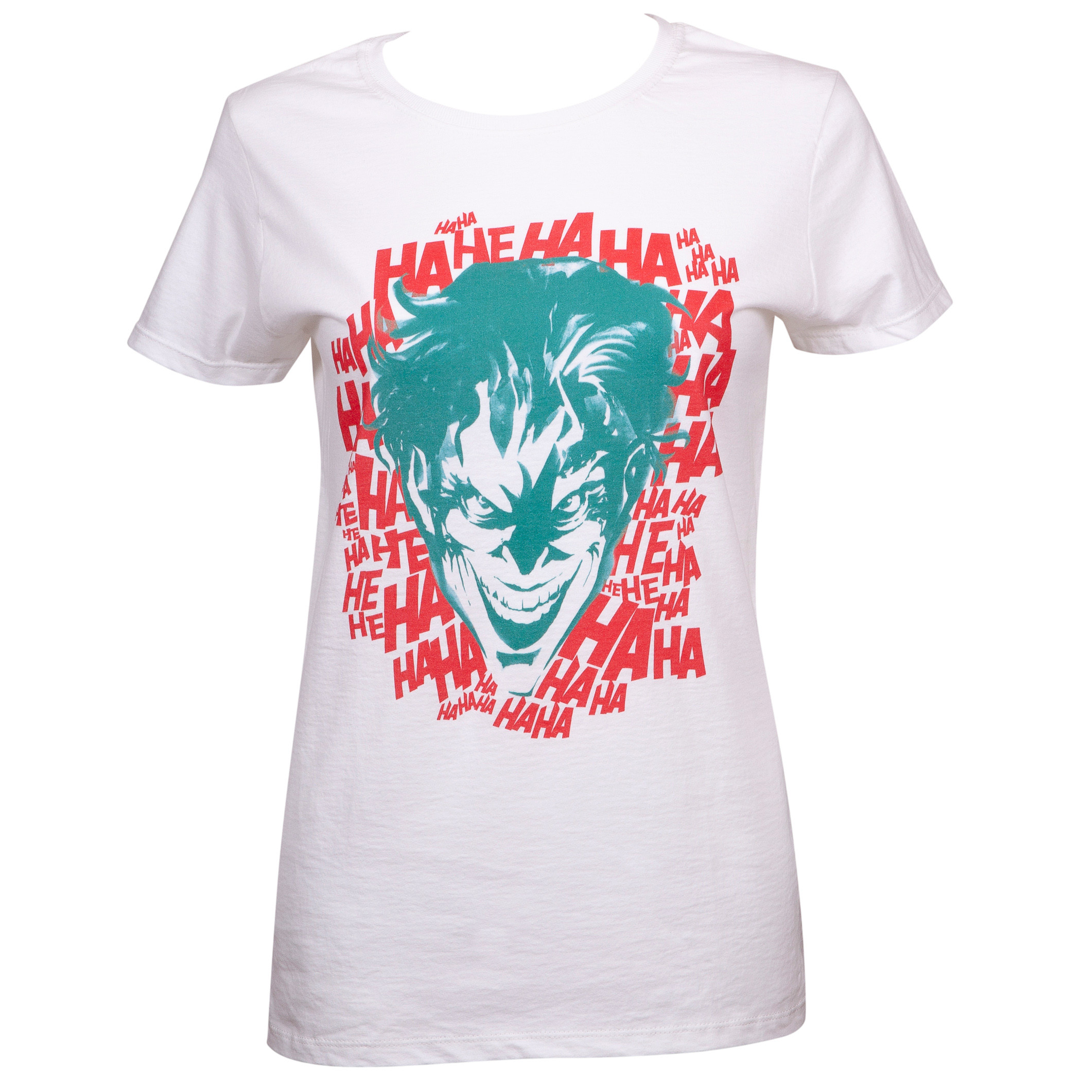 Joker HaHaHaHa Women's White T-Shirt