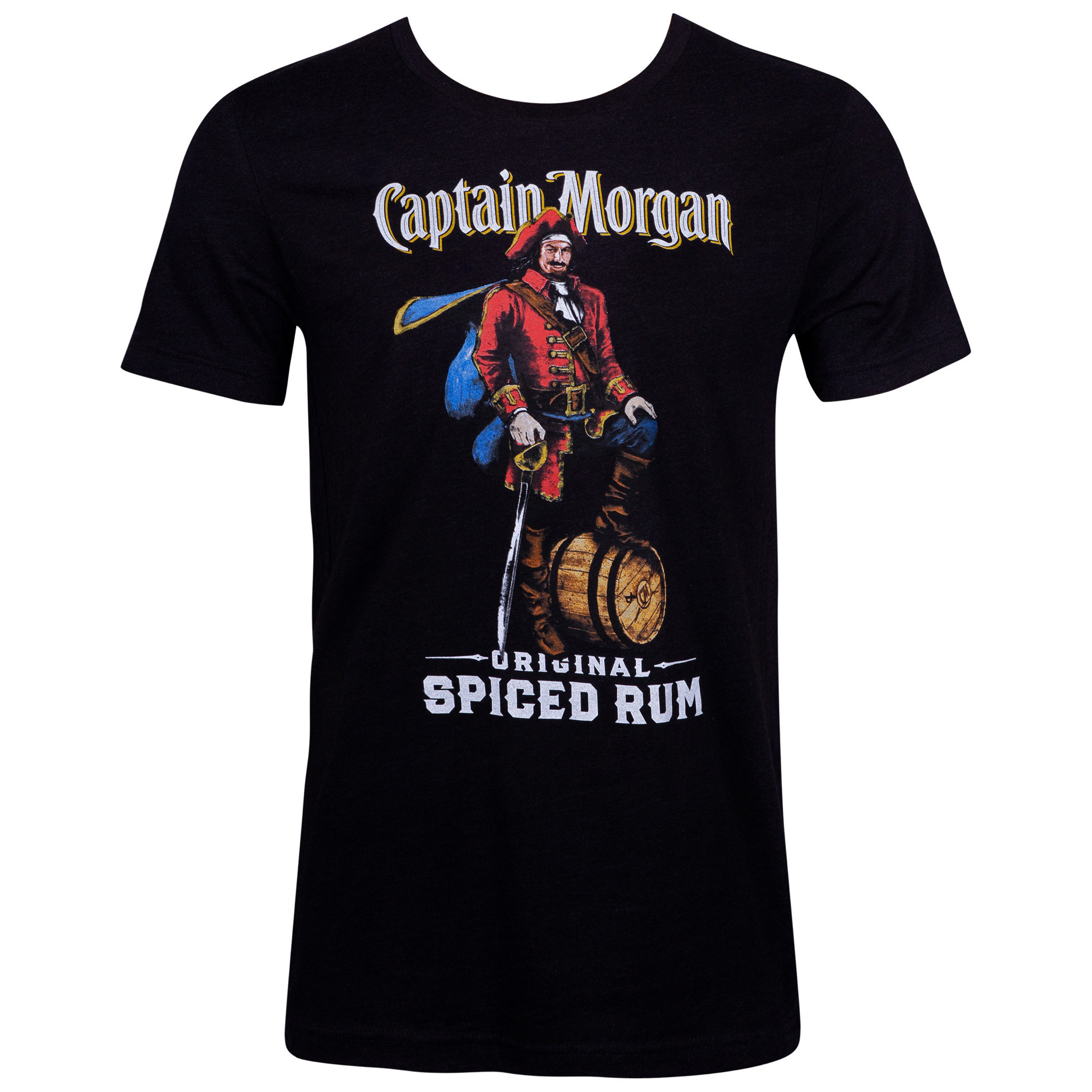 Captain Morgan Rum T-shirt.Gray,Khaki,White,Yellow S-XXXL Free Ship to USA 