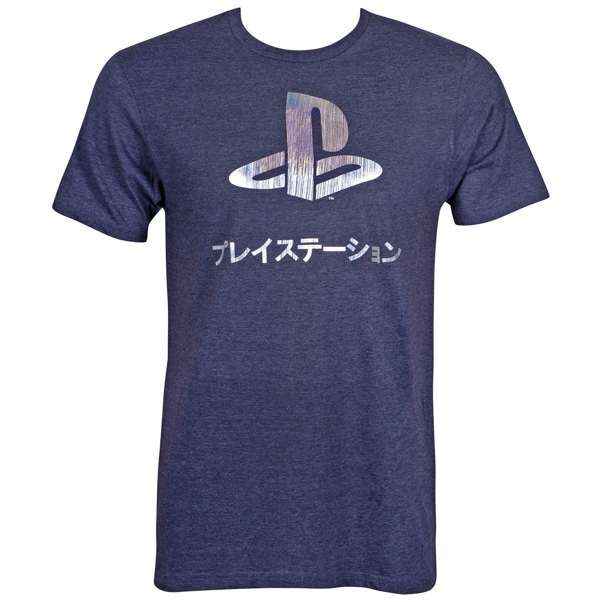 PlayStation Foil Logo Grey Tee Shirt