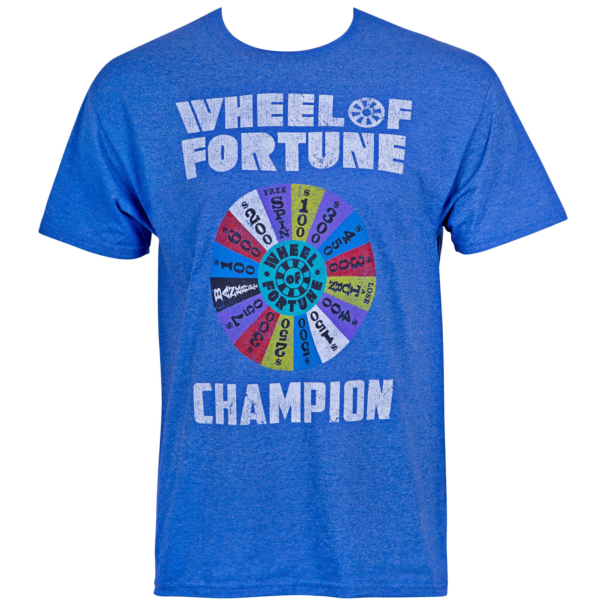 Wheel Of Fortune Men's Blue Tee Shirt