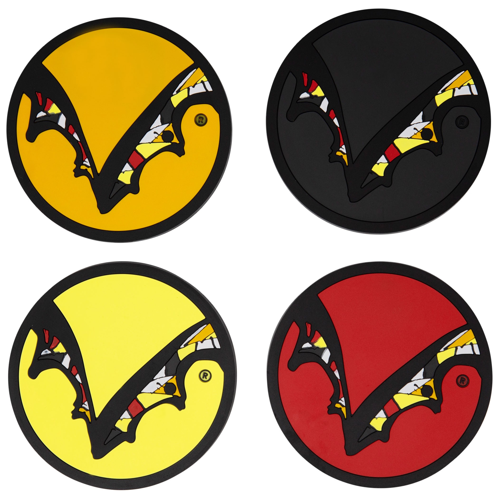 Flying Dog Silicone 4 Pack Coasters