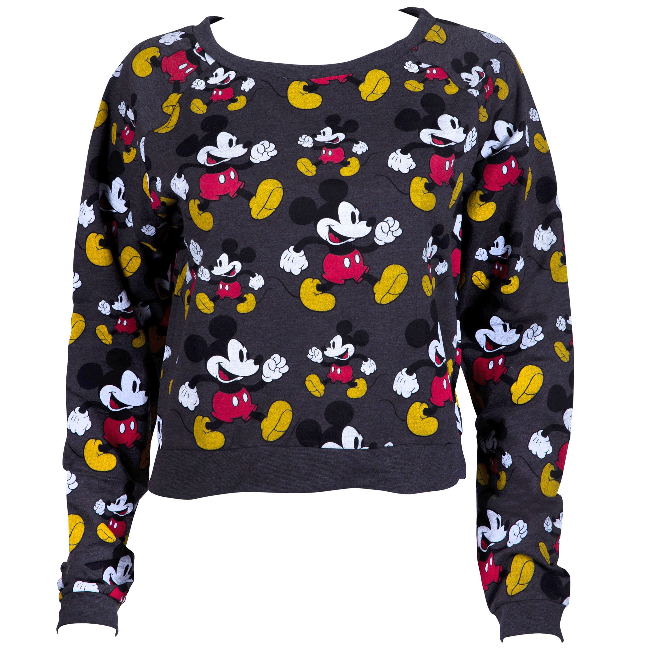 Mickey Mouse Cropped Women's Sweatshirt