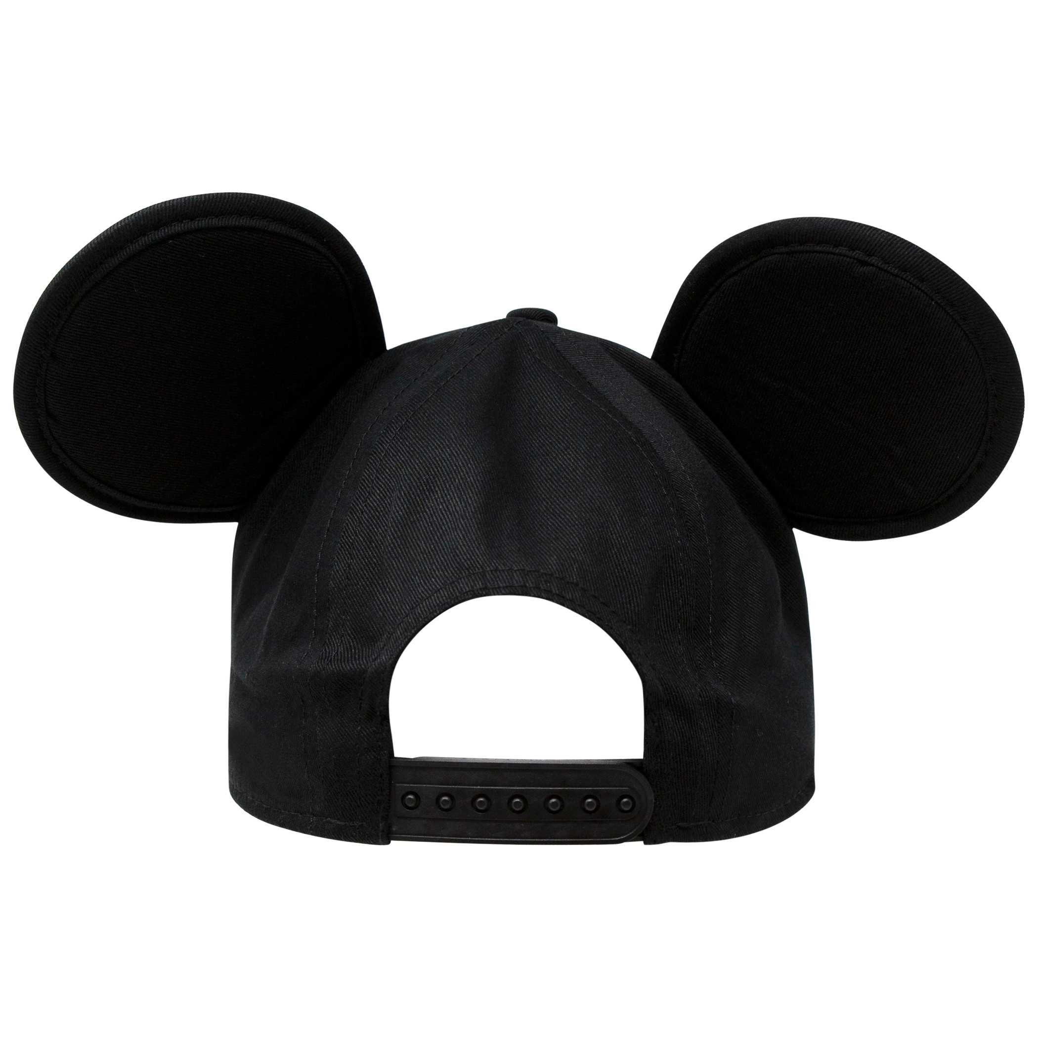 Mickey Mouse Ears Classic Black And Red Snapback Hat