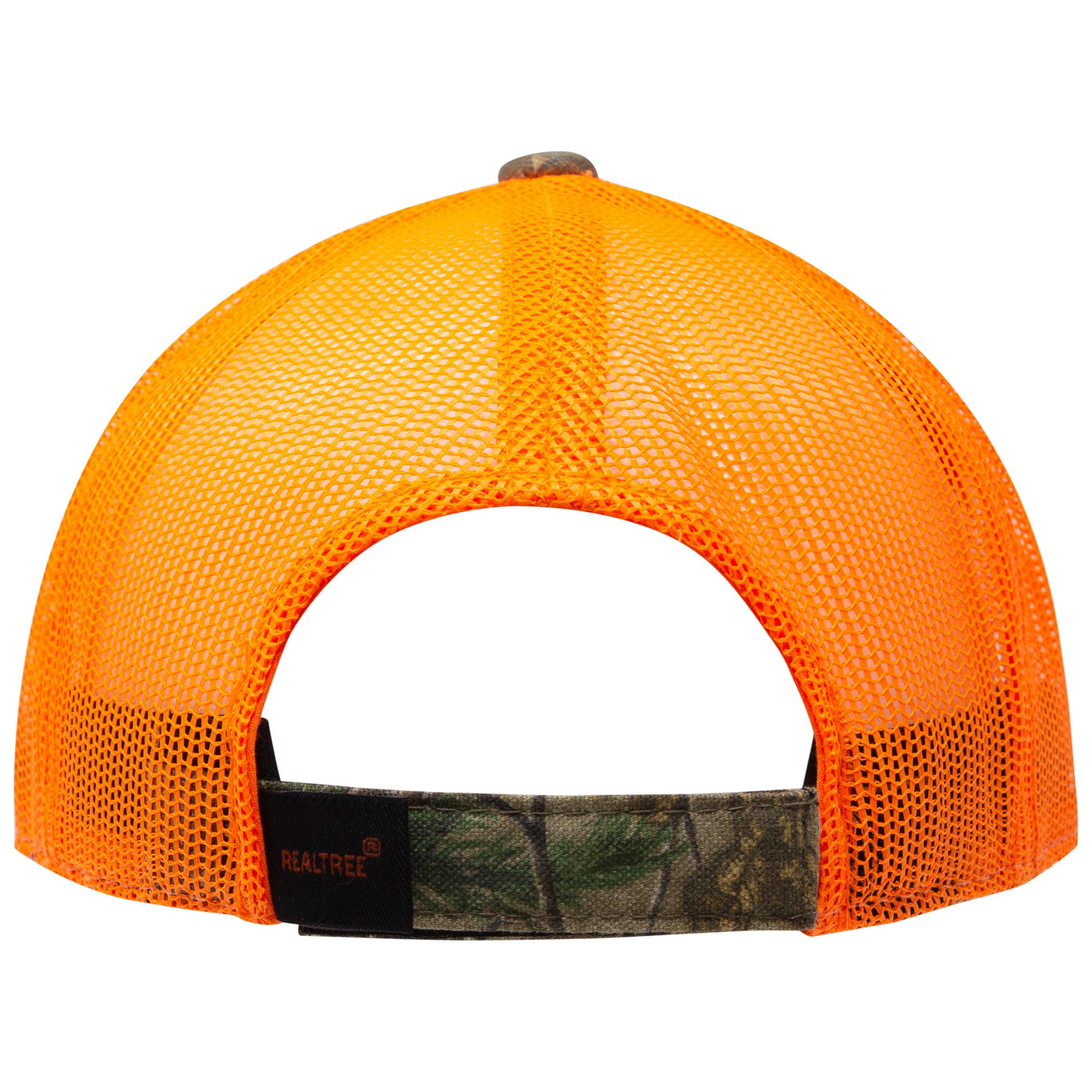 Busch Orange Camo Trucker Hat