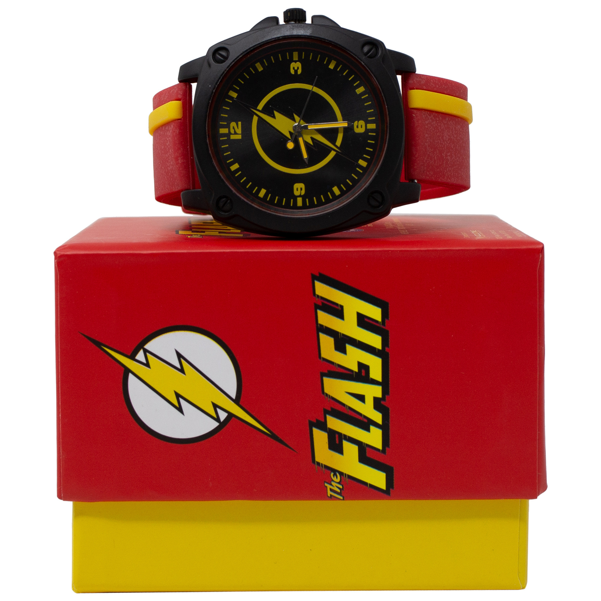 Flash Symbol Red and Yellow Watch