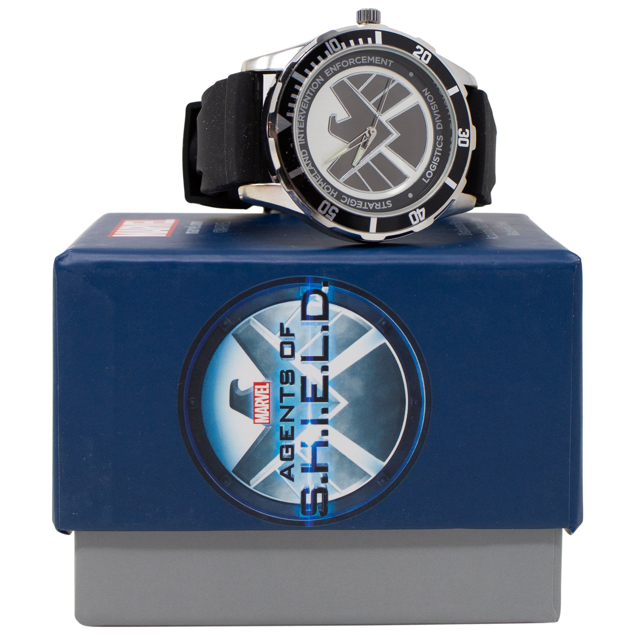 Agents of SHIELD Symbol Watch with Rubber Wristband