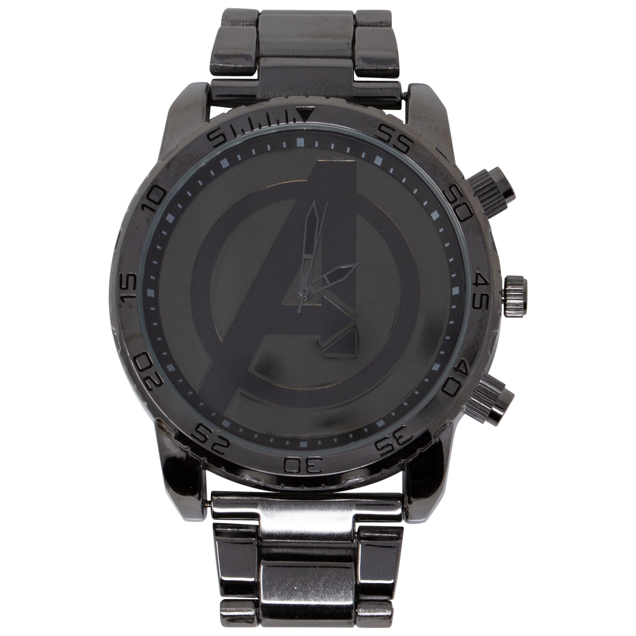 Avengers "A" Symbol Dark Grey Metal Watch