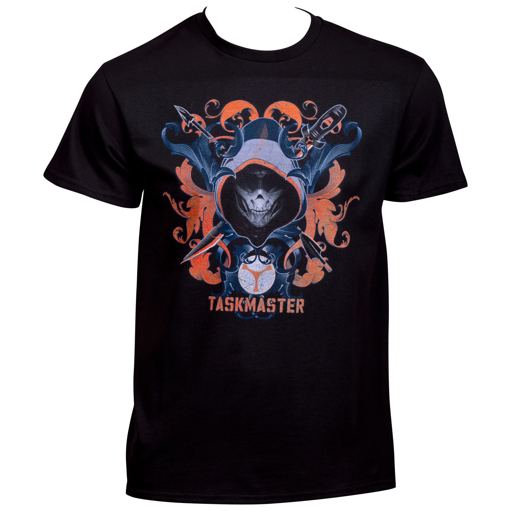 The Taskmaster Crossed Weapons Black Widow Movie T-Shirt