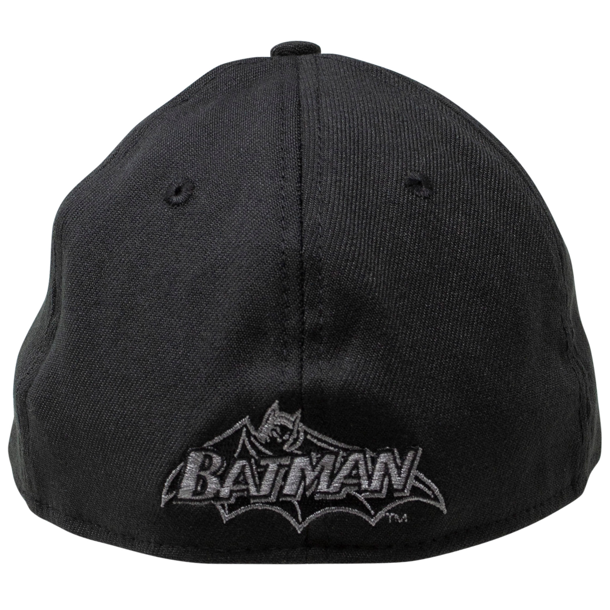Batman New Era Laser Etched All Over Logos 39Thirty Hat